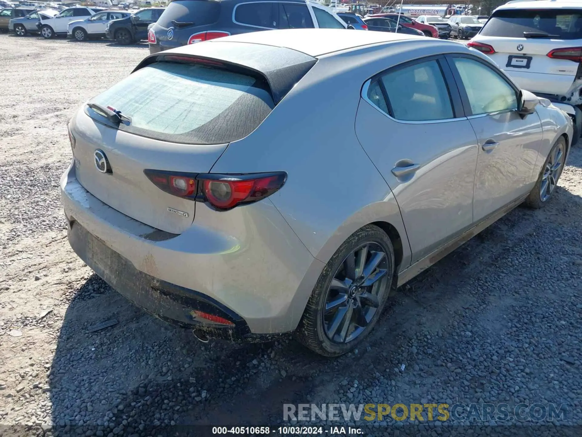 4 fotografías del automóvil dañado JM1BPALM4P1608987 MAZDA MAZDA3 2023