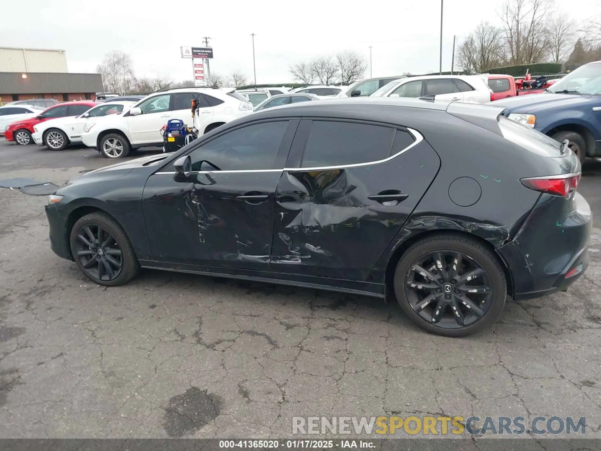 14 fotografías del automóvil dañado JM1BPAMM7P1607525 MAZDA MAZDA3 2023