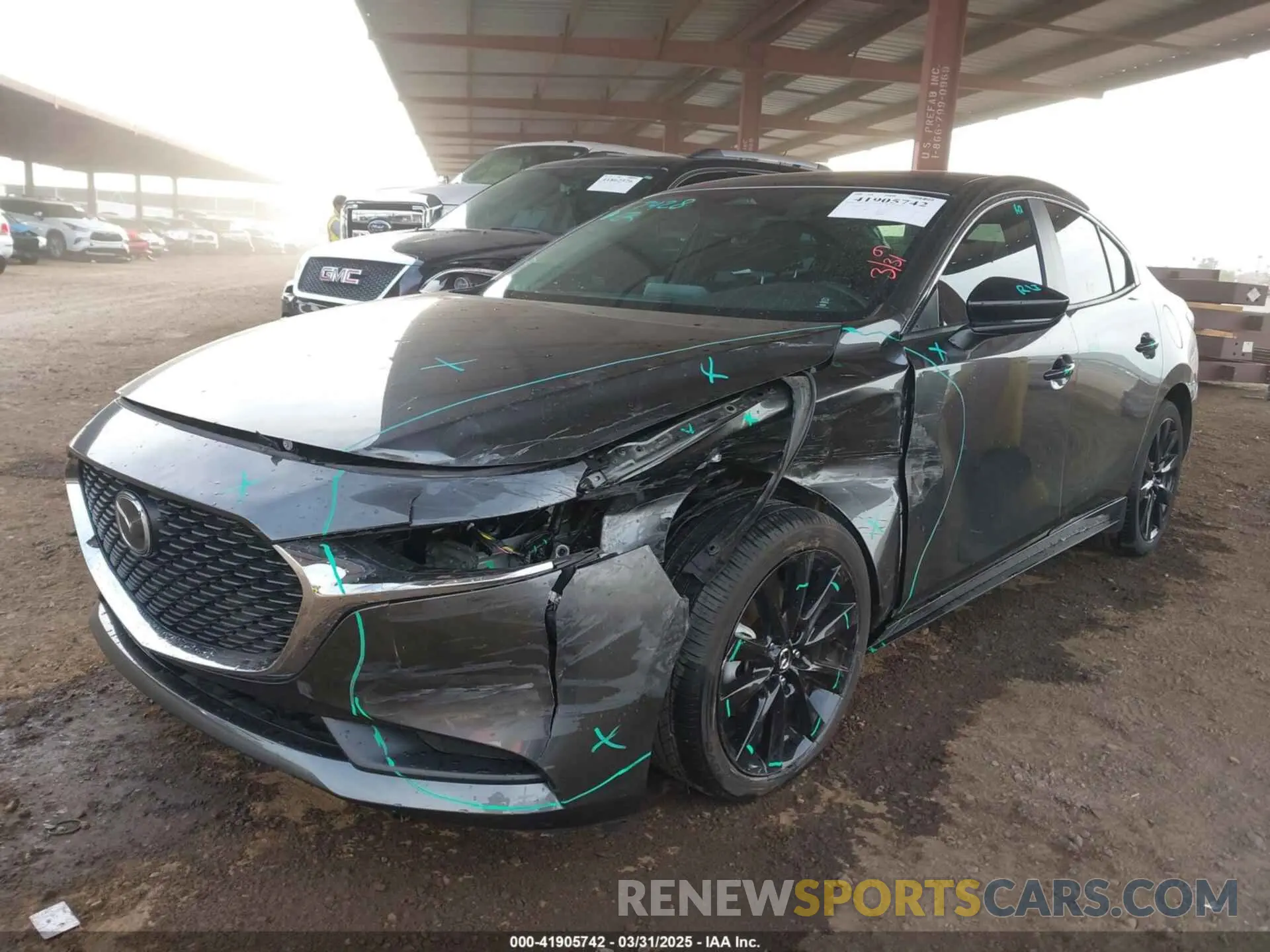 2 fotografías del automóvil dañado 3MZBPABM8RM414371 MAZDA MAZDA3 2024
