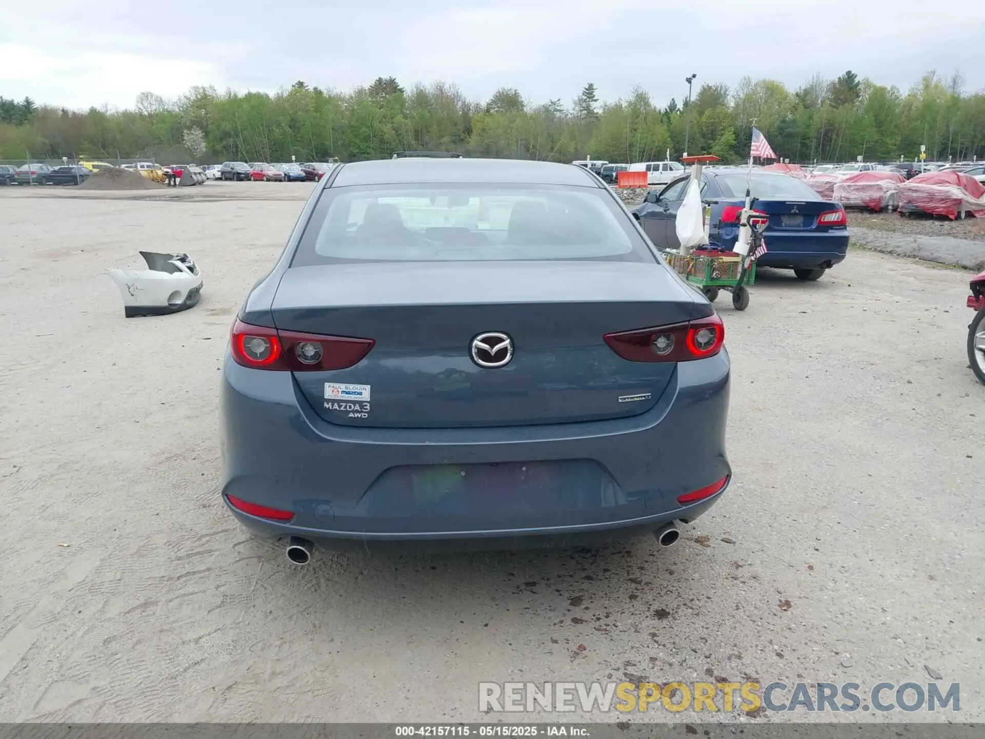 16 fotografías del automóvil dañado 3MZBPBCM1RM400557 MAZDA MAZDA3 2024