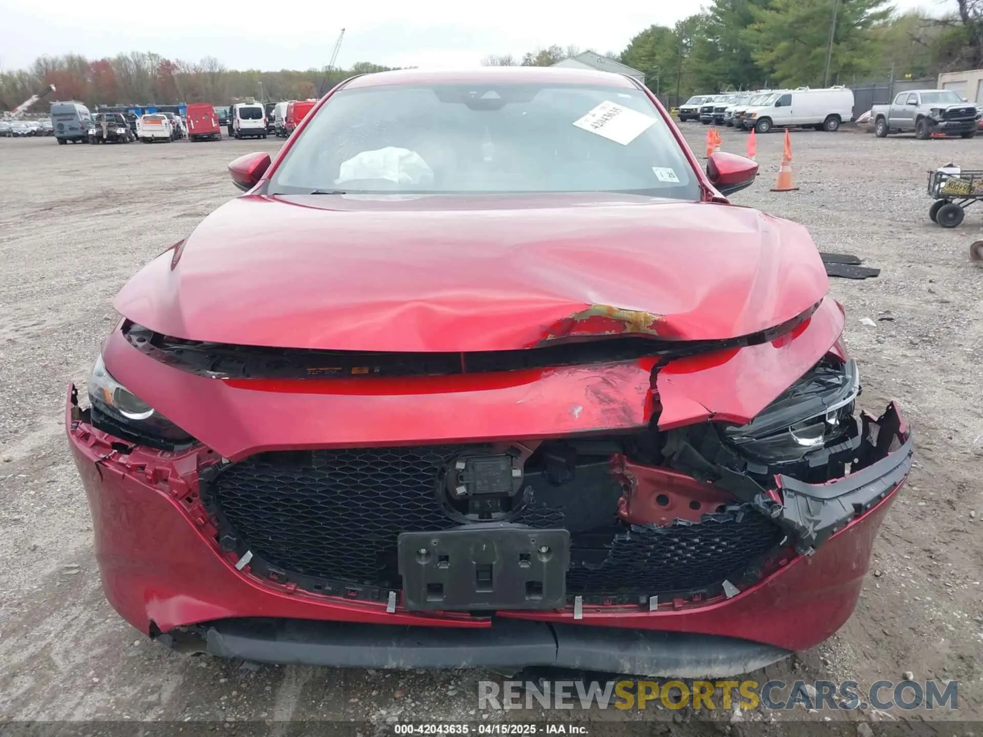 12 fotografías del automóvil dañado JM1BPBLM0L1158190 MAZDA MAZDA3 HATCHBACK 2020