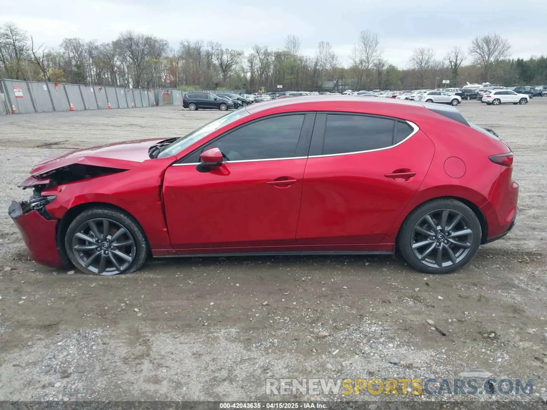 14 fotografías del automóvil dañado JM1BPBLM0L1158190 MAZDA MAZDA3 HATCHBACK 2020