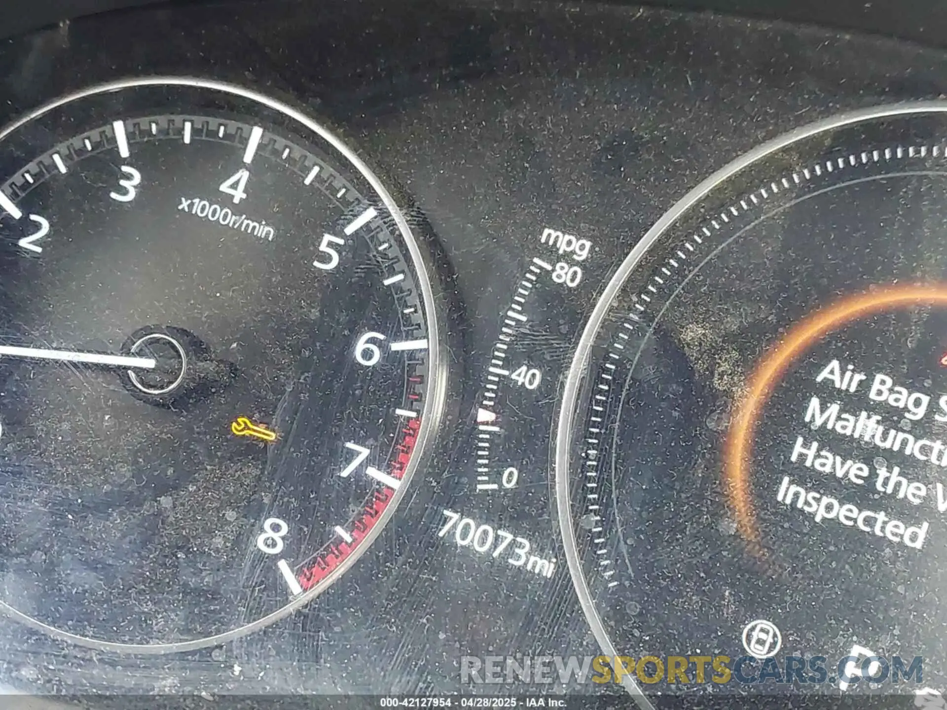 7 fotografías del automóvil dañado JM1BPBLMXL1160464 MAZDA MAZDA3 HATCHBACK 2020