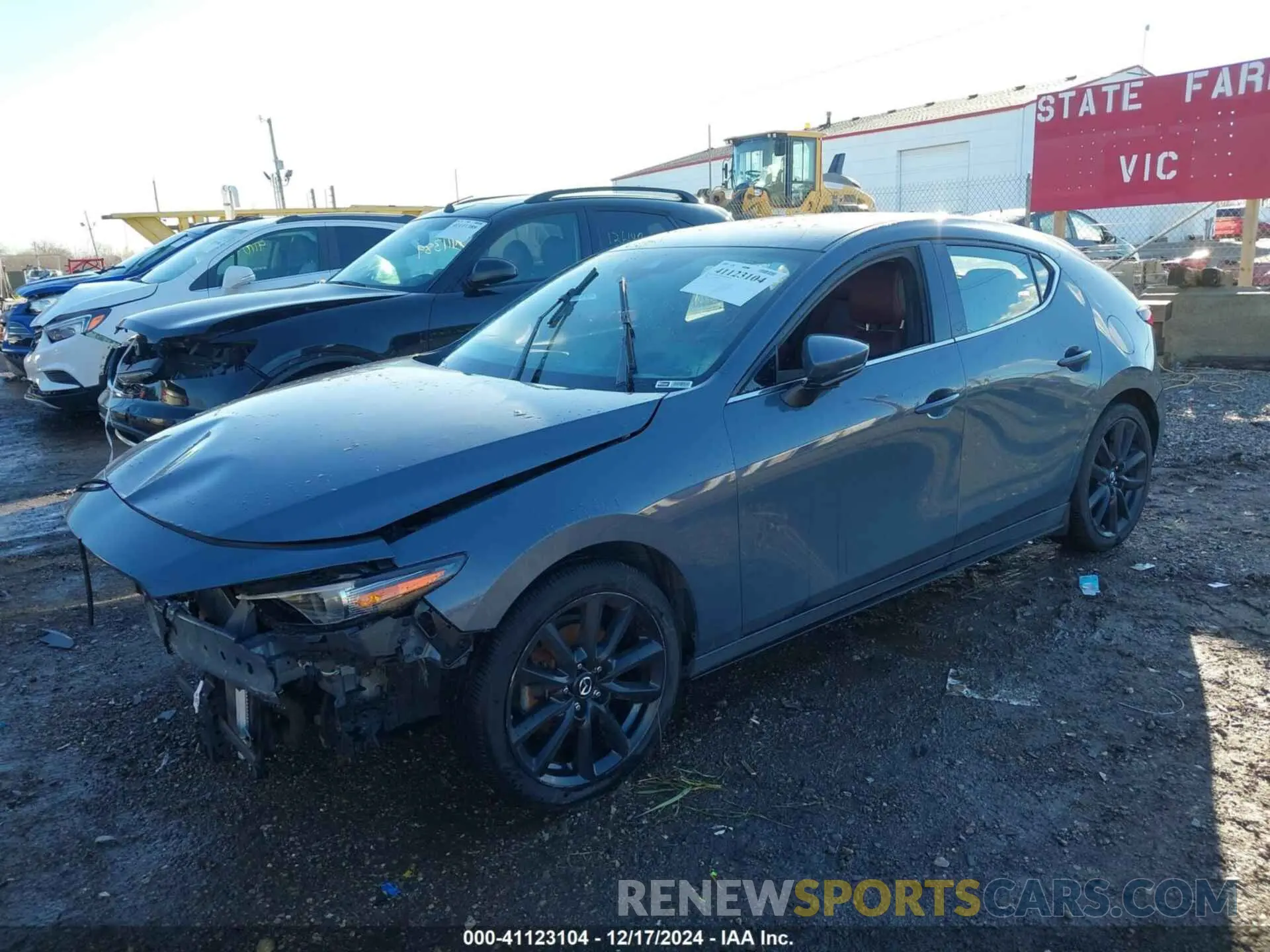 2 fotografías del automóvil dañado JM1BPBNM3L1171528 MAZDA MAZDA3 HATCHBACK 2020