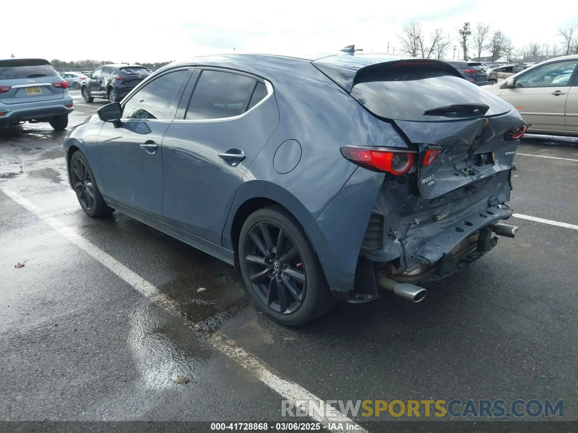 3 fotografías del automóvil dañado JM1BPBNM9L1174949 MAZDA MAZDA3 HATCHBACK 2020