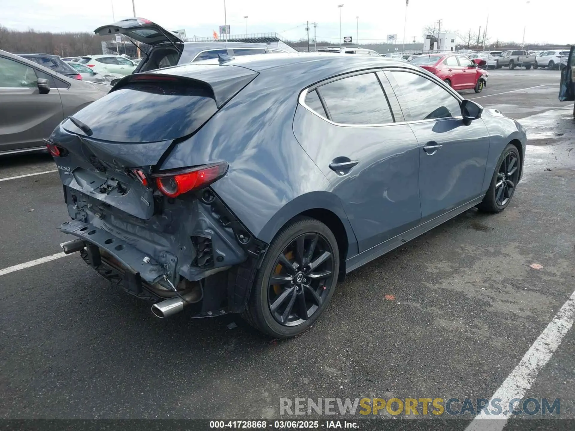 4 fotografías del automóvil dañado JM1BPBNM9L1174949 MAZDA MAZDA3 HATCHBACK 2020