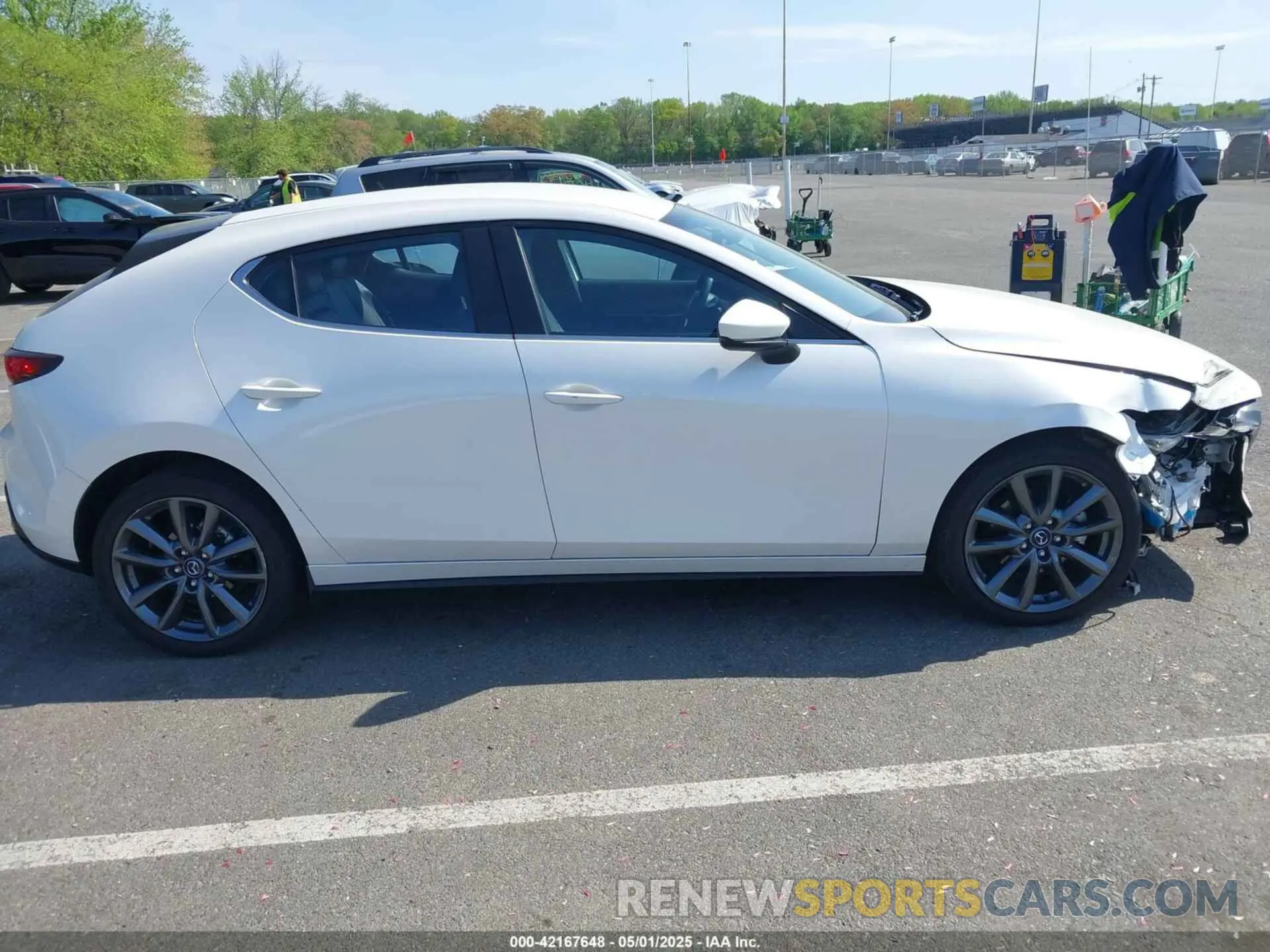 13 fotografías del automóvil dañado JM1BPBKL4M1313527 MAZDA MAZDA3 HATCHBACK 2021