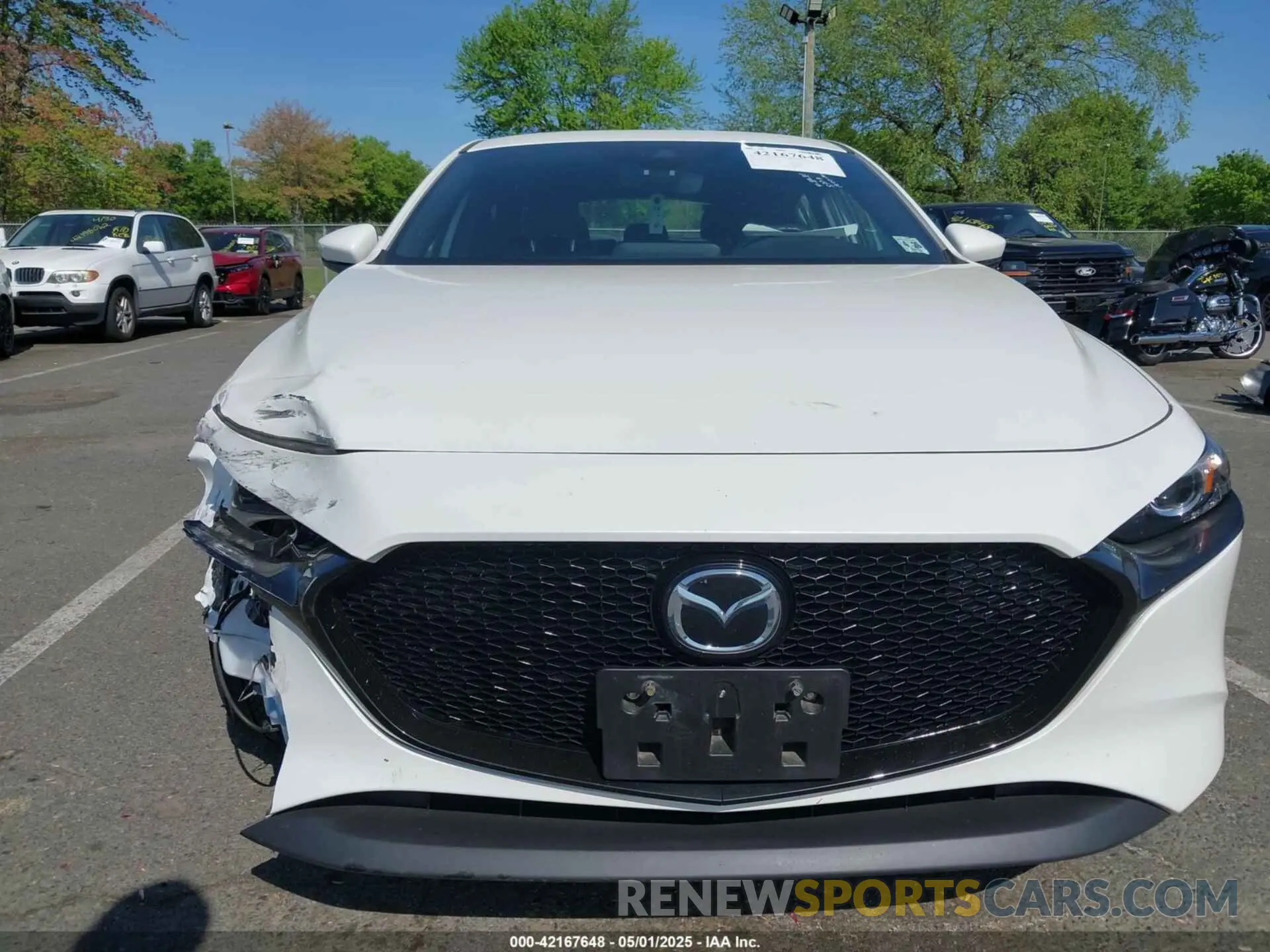 6 fotografías del automóvil dañado JM1BPBKL4M1313527 MAZDA MAZDA3 HATCHBACK 2021