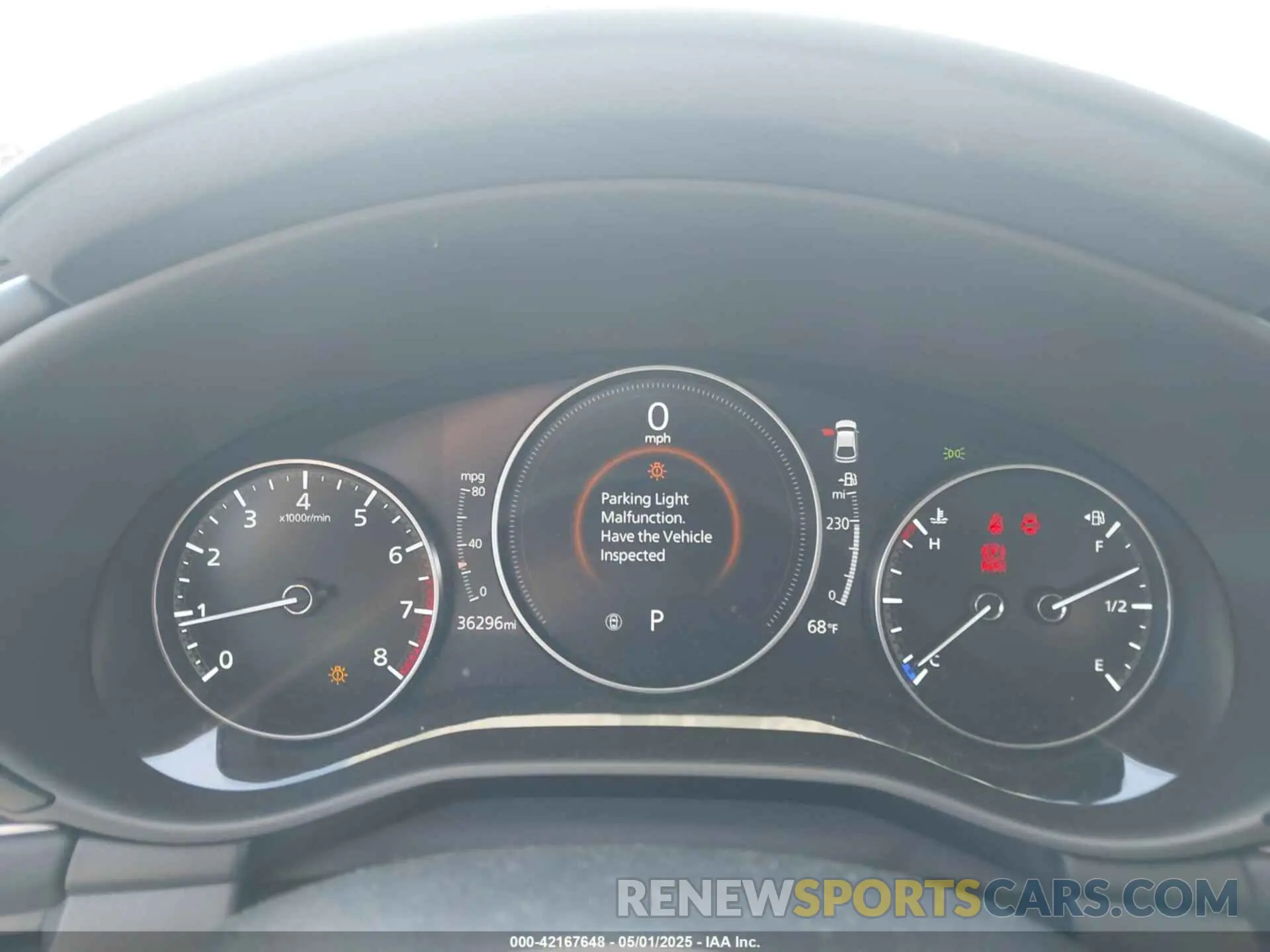 7 fotografías del automóvil dañado JM1BPBKL4M1313527 MAZDA MAZDA3 HATCHBACK 2021
