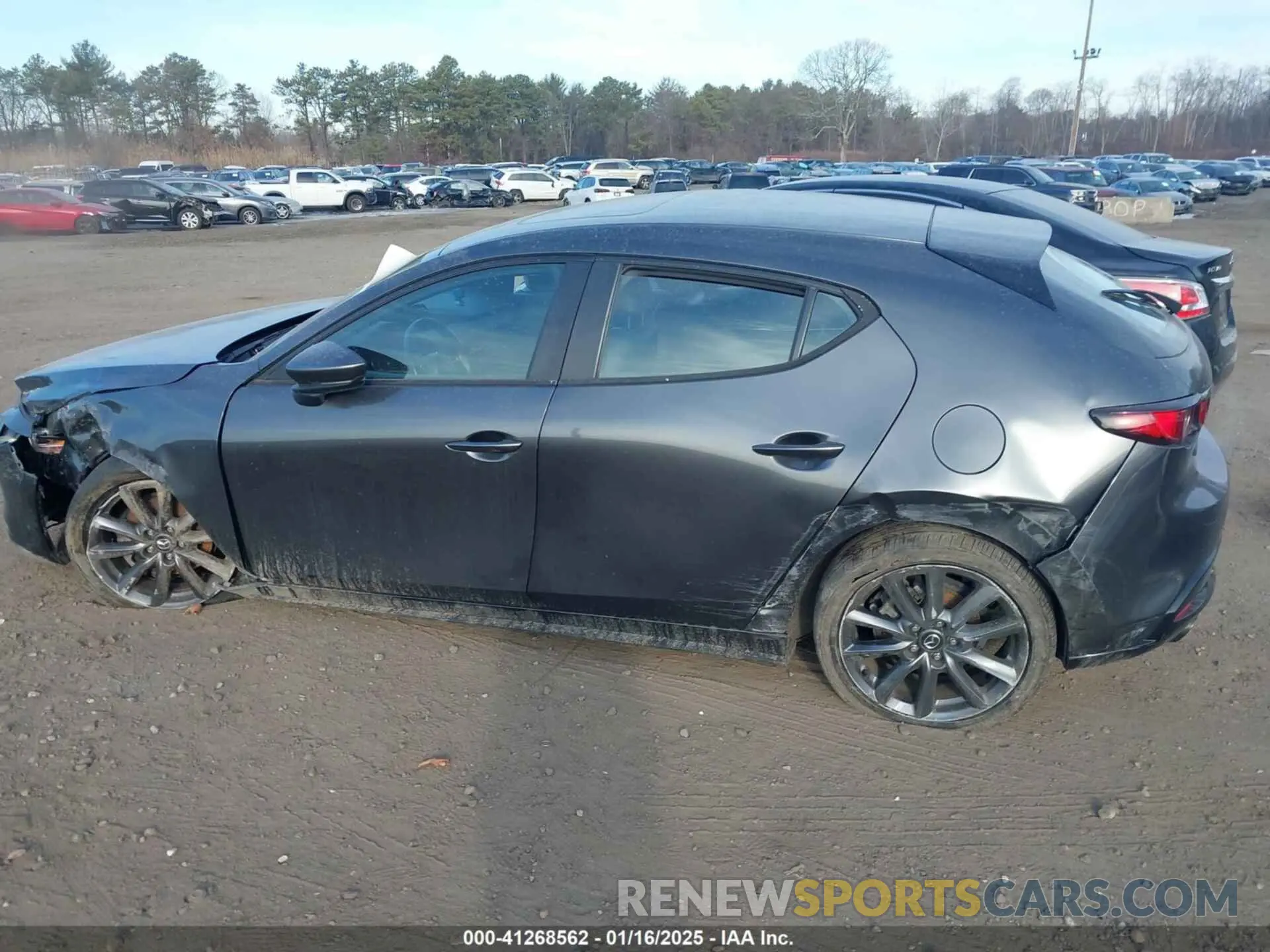 14 fotografías del automóvil dañado JM1BPBLLXM1403313 MAZDA MAZDA3 HATCHBACK 2021