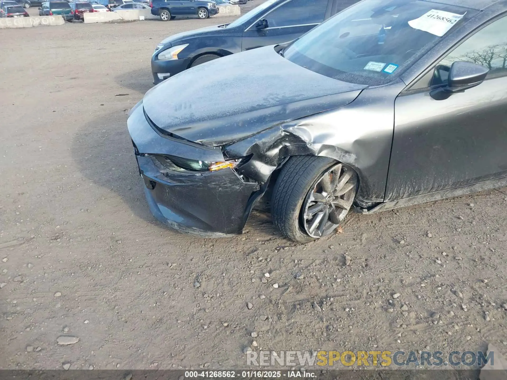 6 fotografías del automóvil dañado JM1BPBLLXM1403313 MAZDA MAZDA3 HATCHBACK 2021