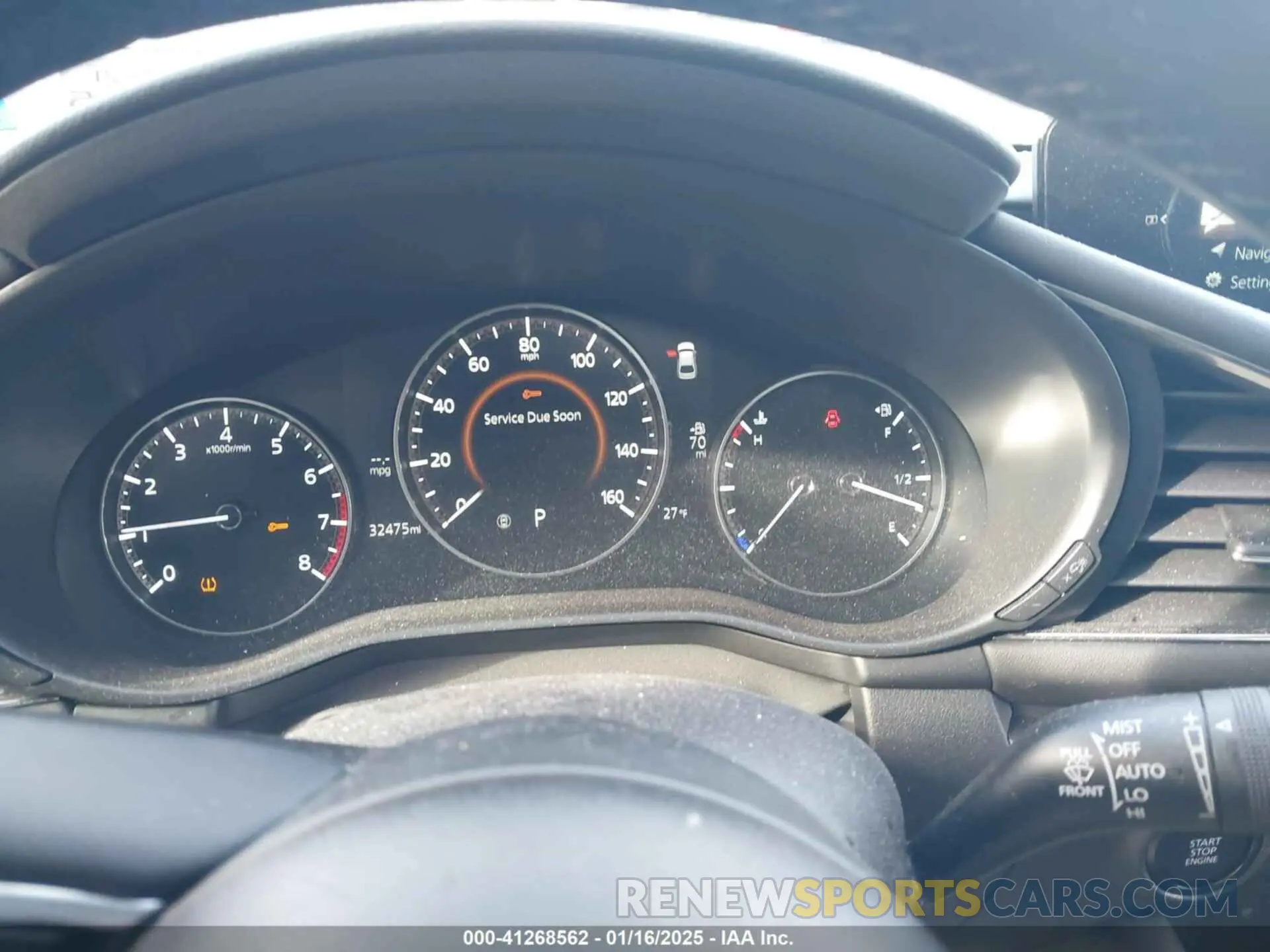 7 fotografías del automóvil dañado JM1BPBLLXM1403313 MAZDA MAZDA3 HATCHBACK 2021