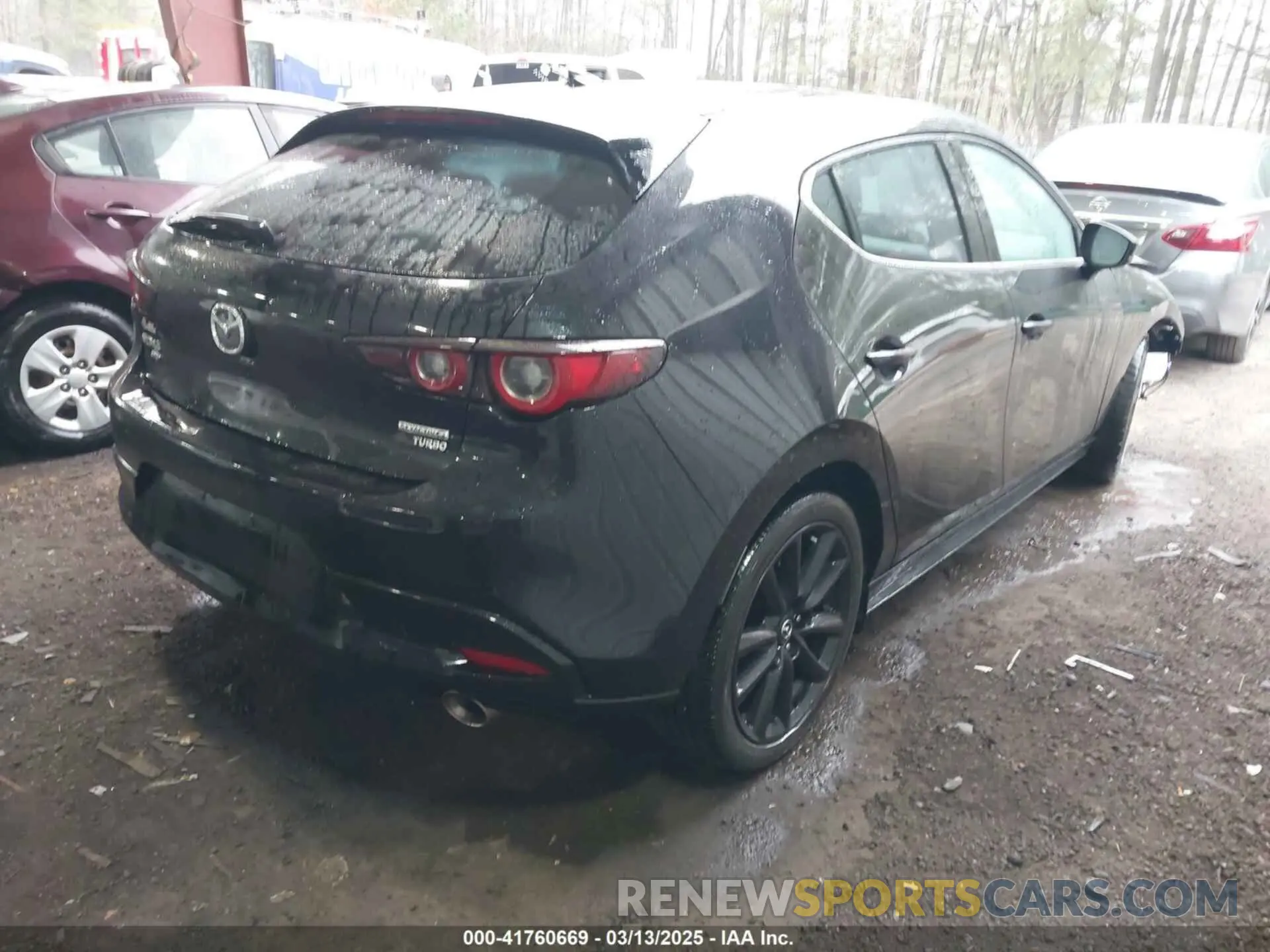 4 fotografías del automóvil dañado JM1BPBJY4N1511118 MAZDA MAZDA3 HATCHBACK 2022
