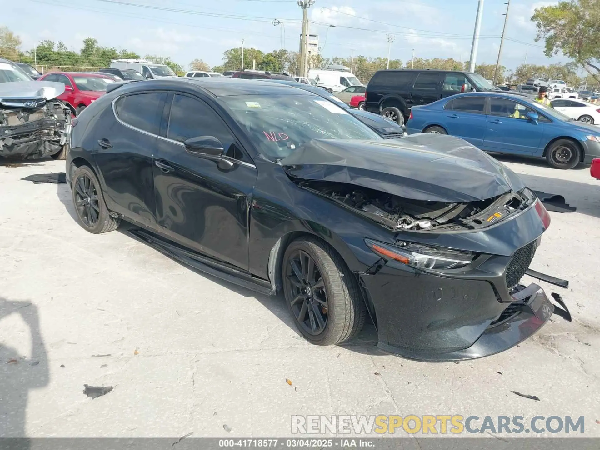 1 fotografías del automóvil dañado JM1BPBNY0P1615814 MAZDA MAZDA3 HATCHBACK 2023