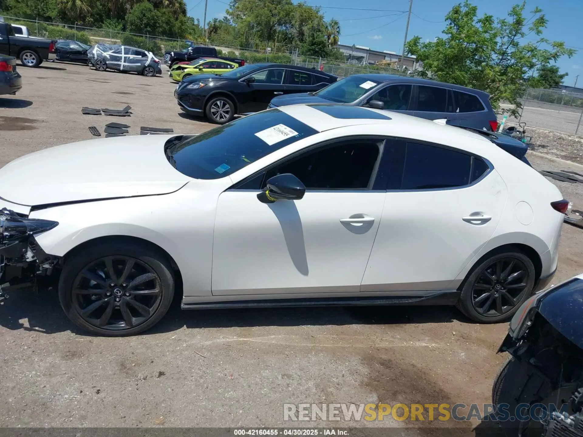 14 fotografías del automóvil dañado JM1BPBNY5P1603562 MAZDA MAZDA3 HATCHBACK 2023