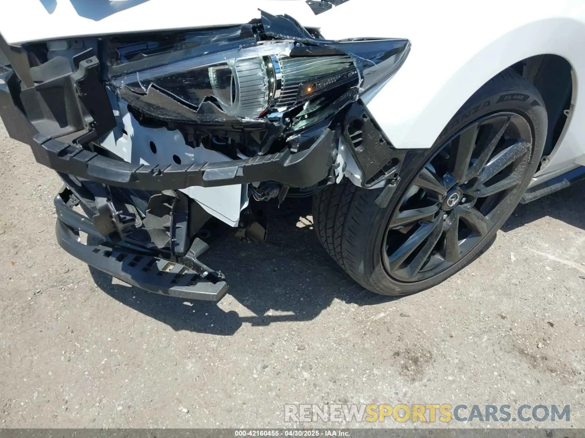 6 fotografías del automóvil dañado JM1BPBNY5P1603562 MAZDA MAZDA3 HATCHBACK 2023