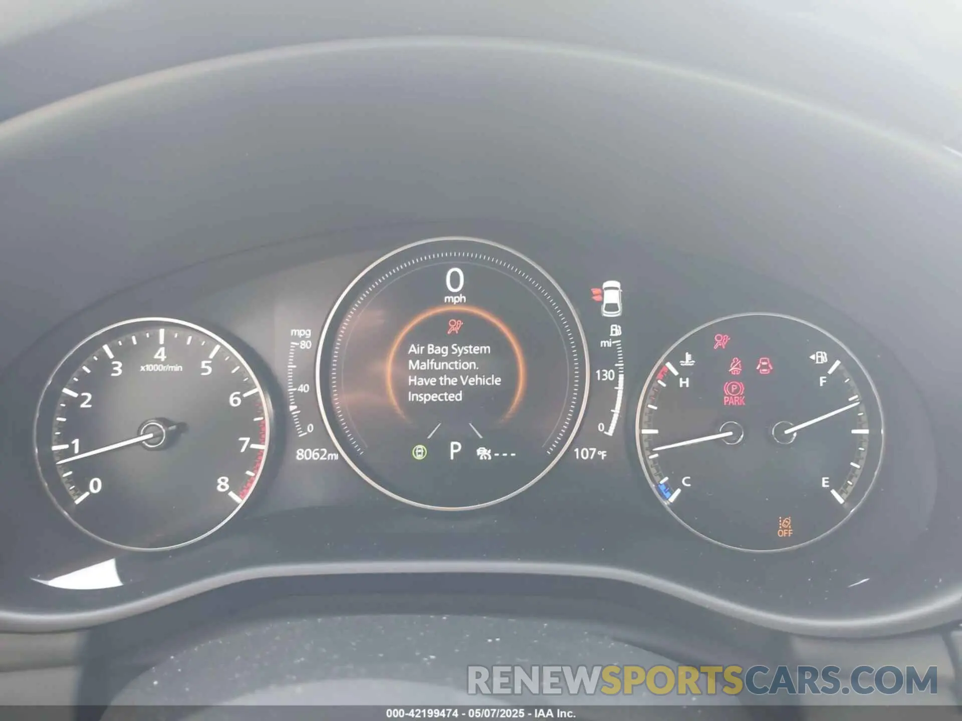 7 fotografías del automóvil dañado JM1BPBLM8R1654296 MAZDA MAZDA3 HATCHBACK 2024