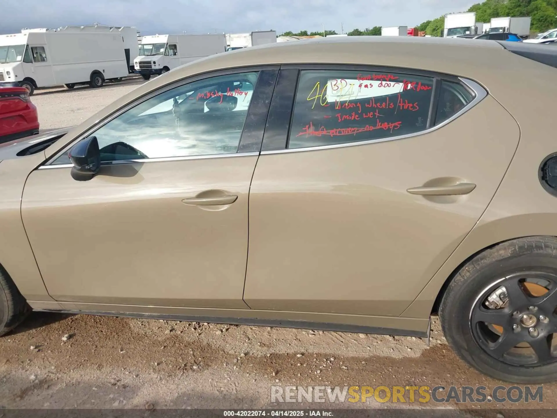 14 fotografías del automóvil dañado JM1BPBYY3R1704694 MAZDA MAZDA3 HATCHBACK 2024