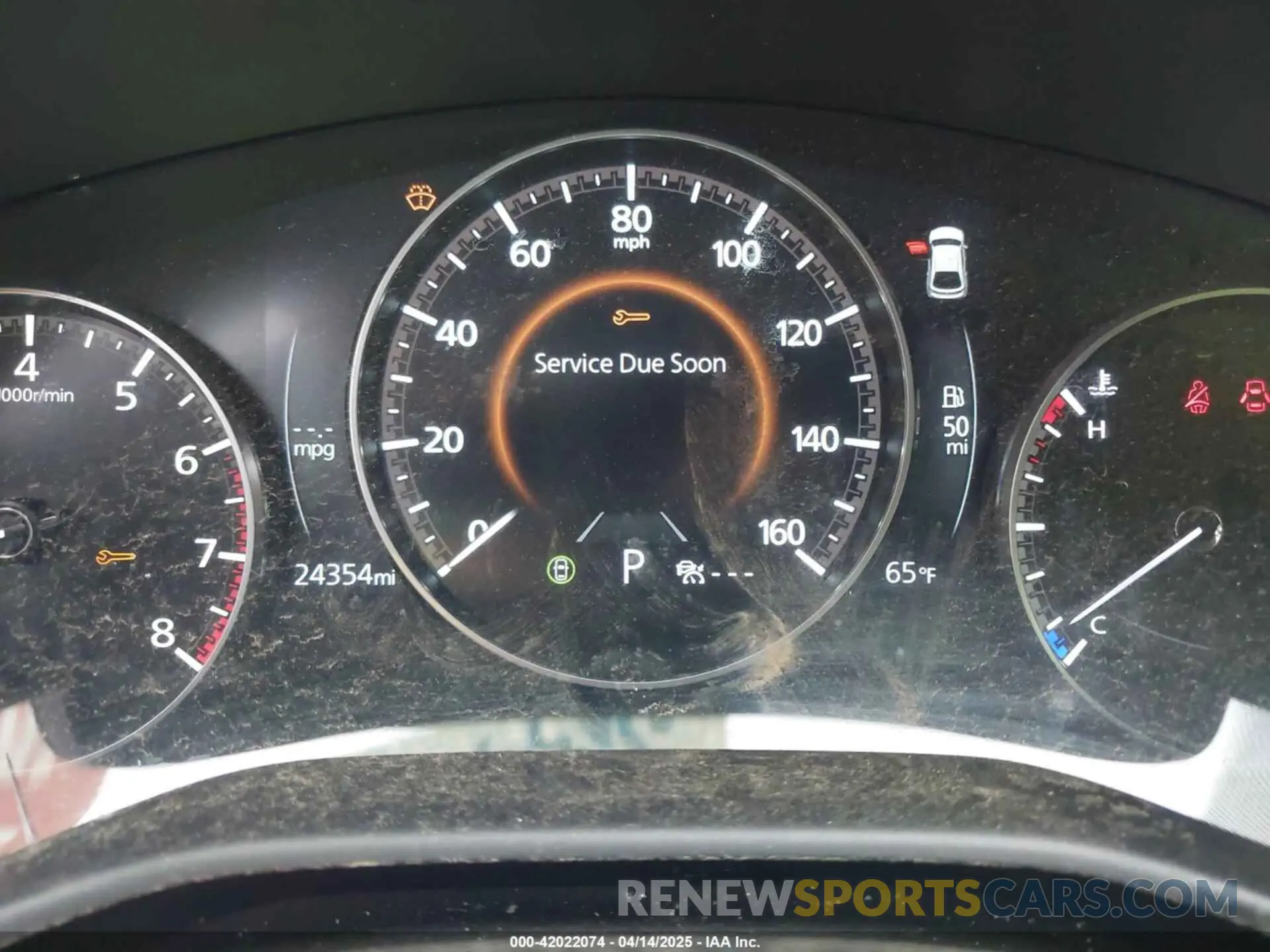 7 fotografías del automóvil dañado JM1BPBYY3R1704694 MAZDA MAZDA3 HATCHBACK 2024