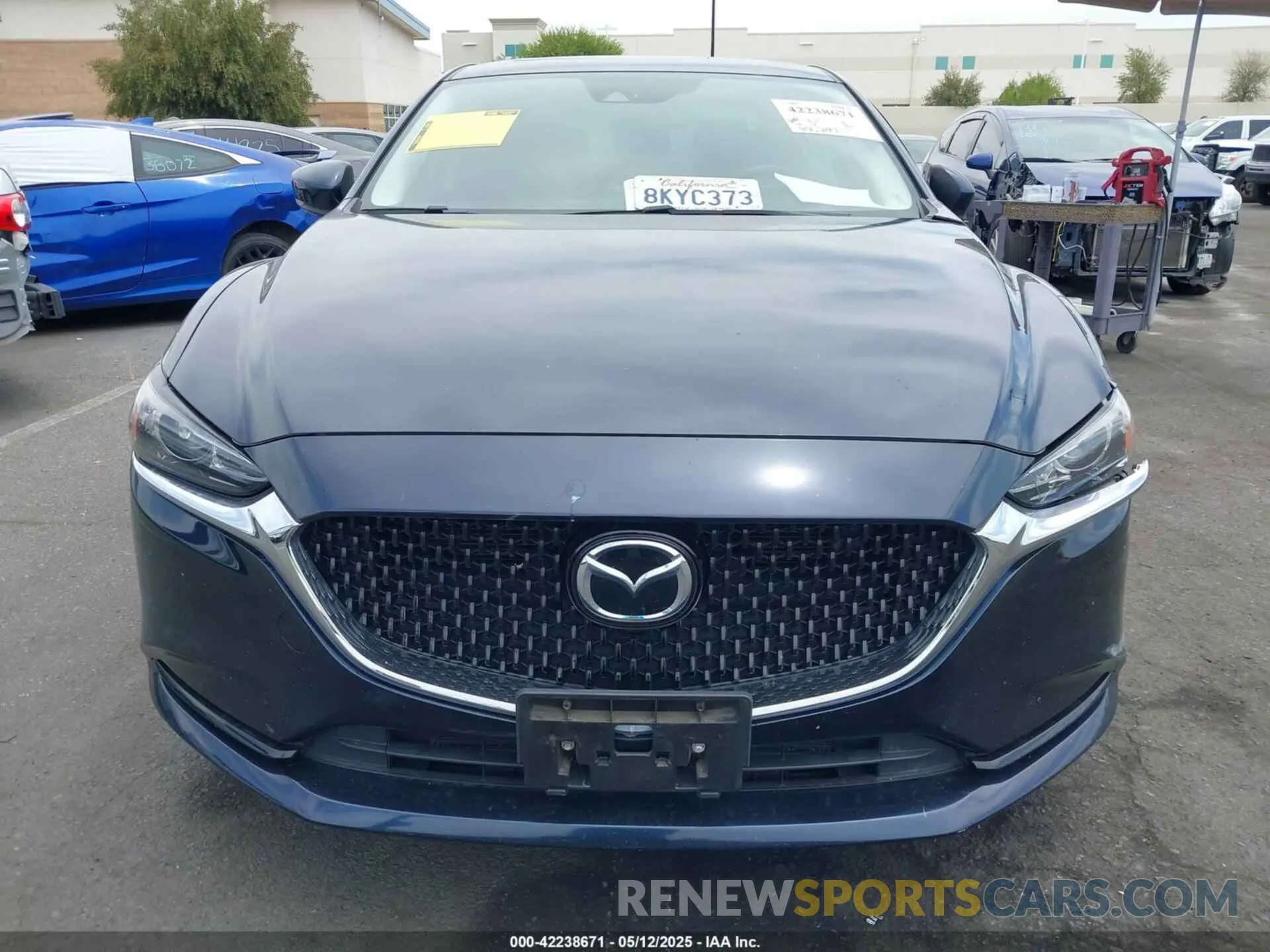 12 fotografías del automóvil dañado JM1GL1TY7K1501686 MAZDA MAZDA6 2019