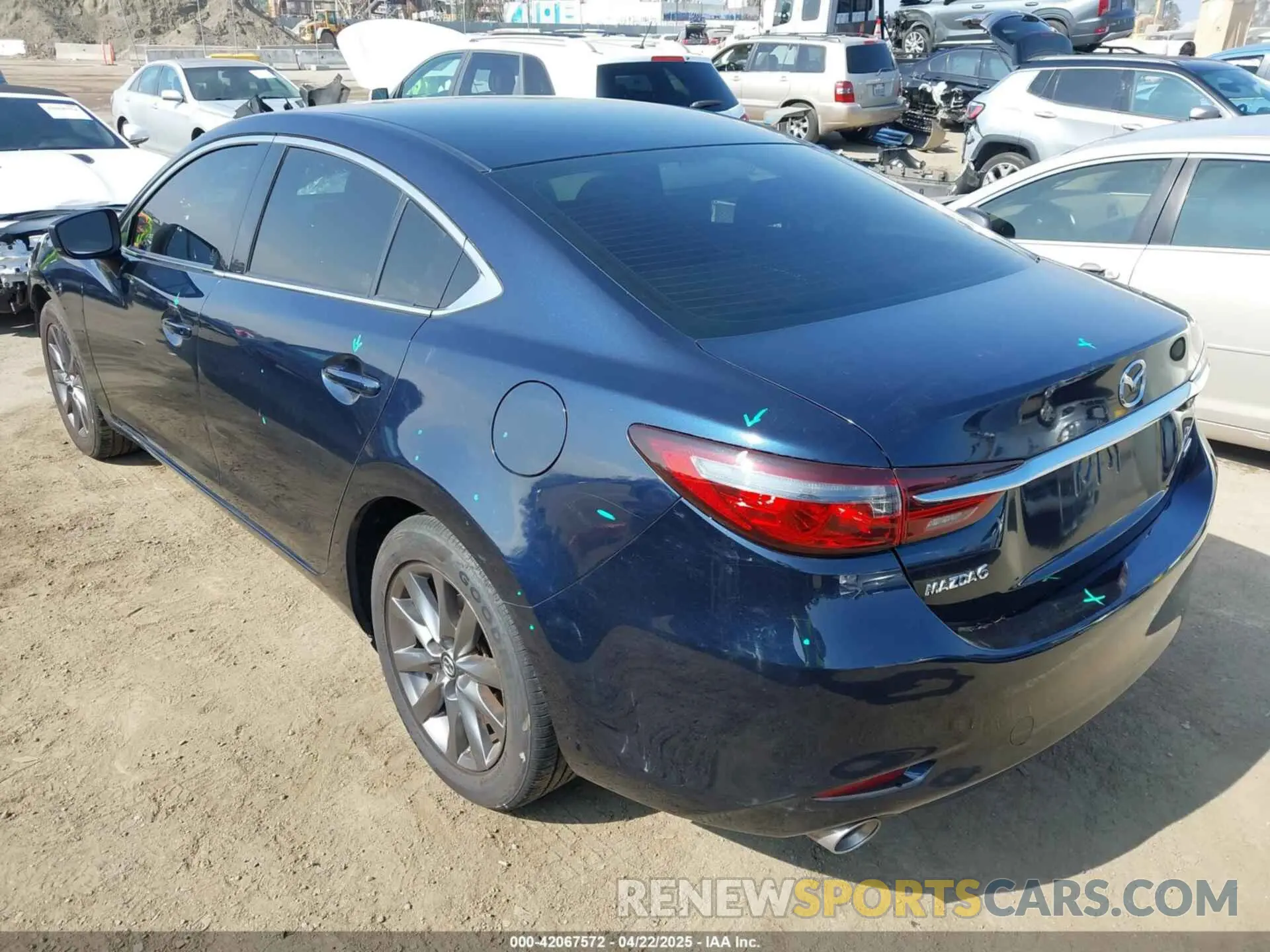 3 fotografías del automóvil dañado JM1GL1UM3K1506203 MAZDA MAZDA6 2019