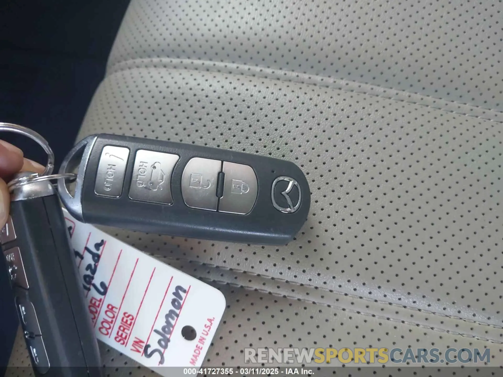 11 fotografías del automóvil dañado JM1GL1VM0K1506125 MAZDA MAZDA6 2019
