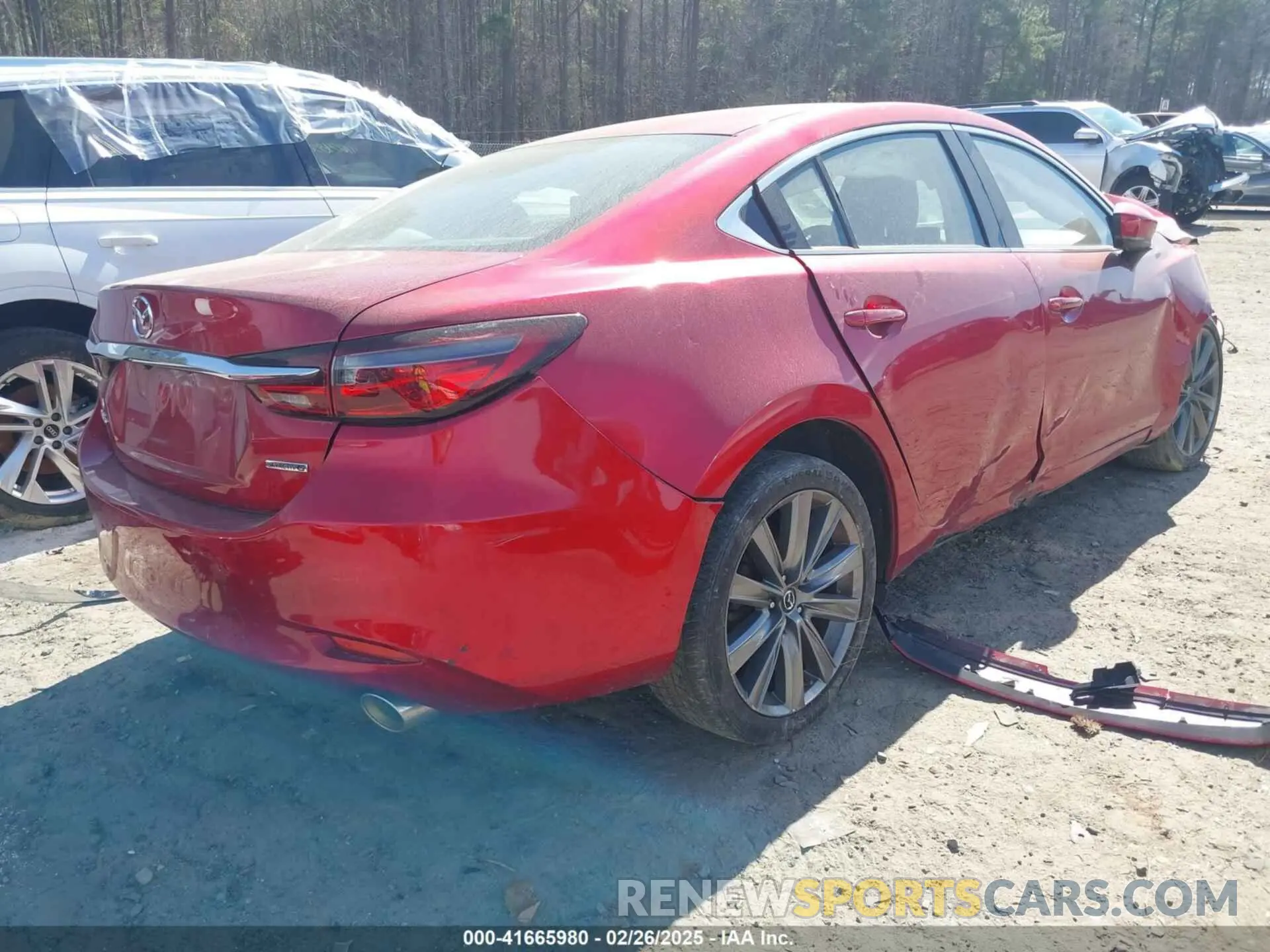 4 fotografías del automóvil dañado JM1GL1VM5K1501051 MAZDA MAZDA6 2019