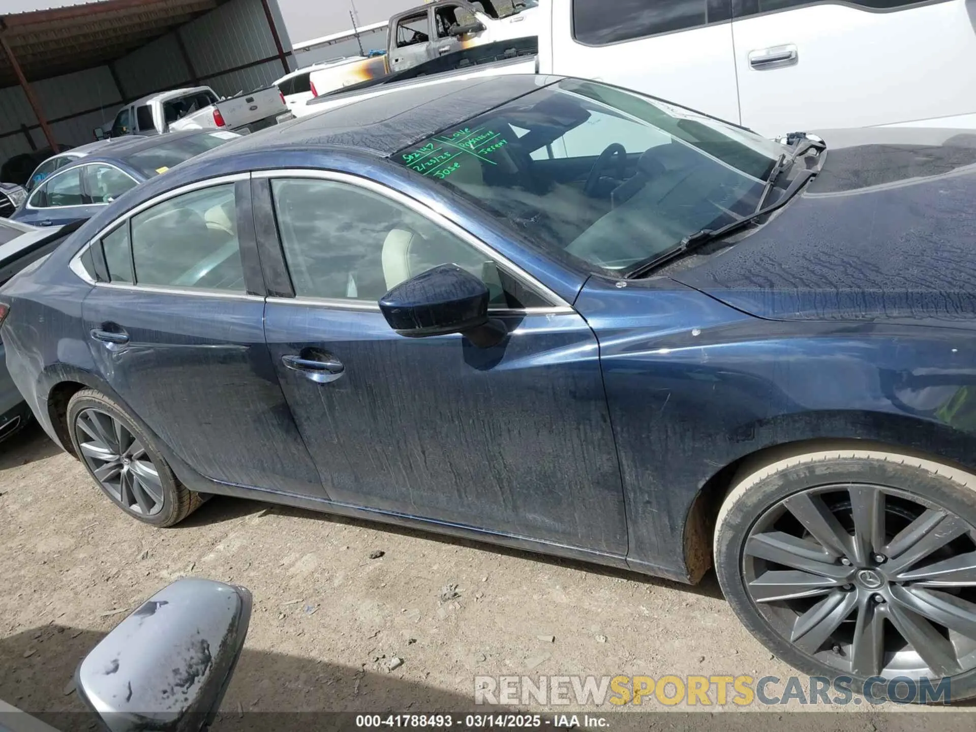 14 fotografías del automóvil dañado JM1GL1VM5K1503947 MAZDA MAZDA6 2019