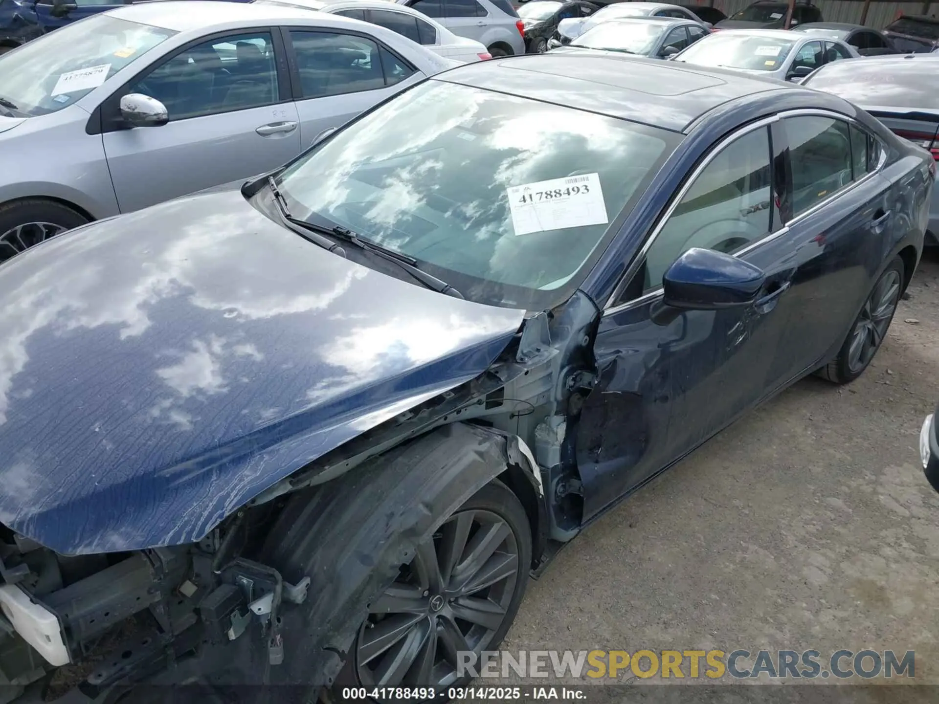 2 fotografías del automóvil dañado JM1GL1VM5K1503947 MAZDA MAZDA6 2019