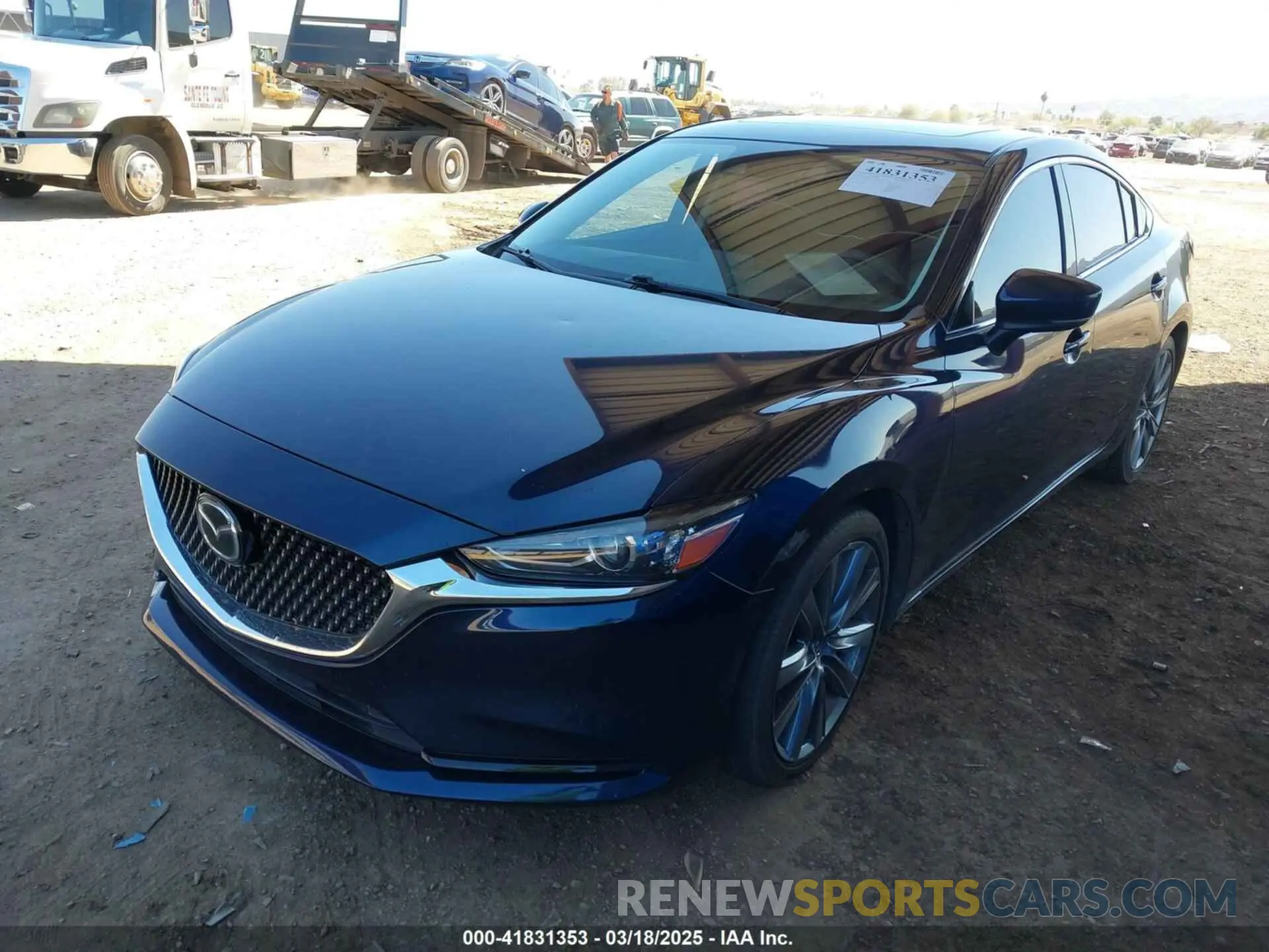 2 fotografías del automóvil dañado JM1GL1VM2L1514941 MAZDA MAZDA6 2020