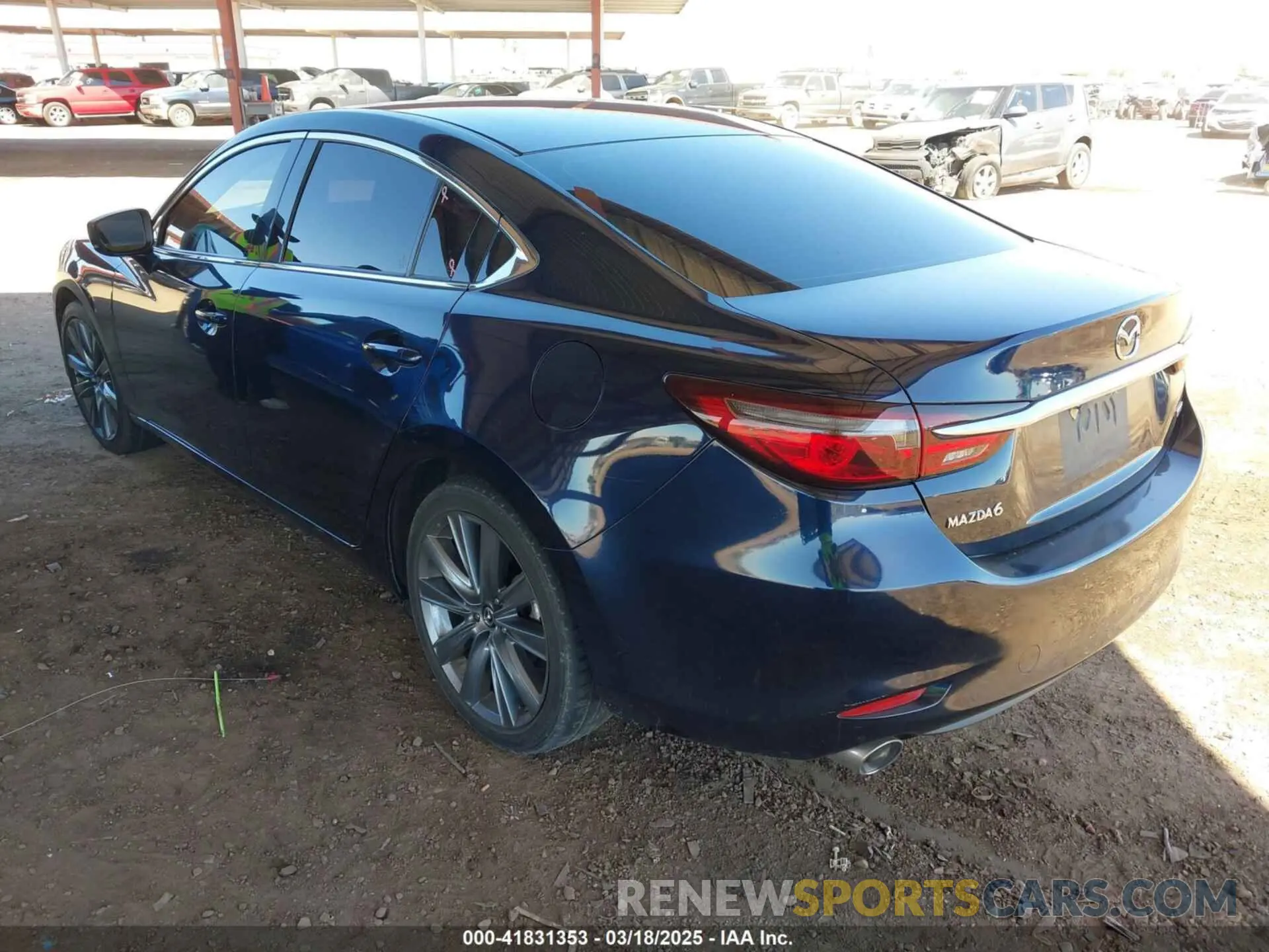 3 fotografías del automóvil dañado JM1GL1VM2L1514941 MAZDA MAZDA6 2020
