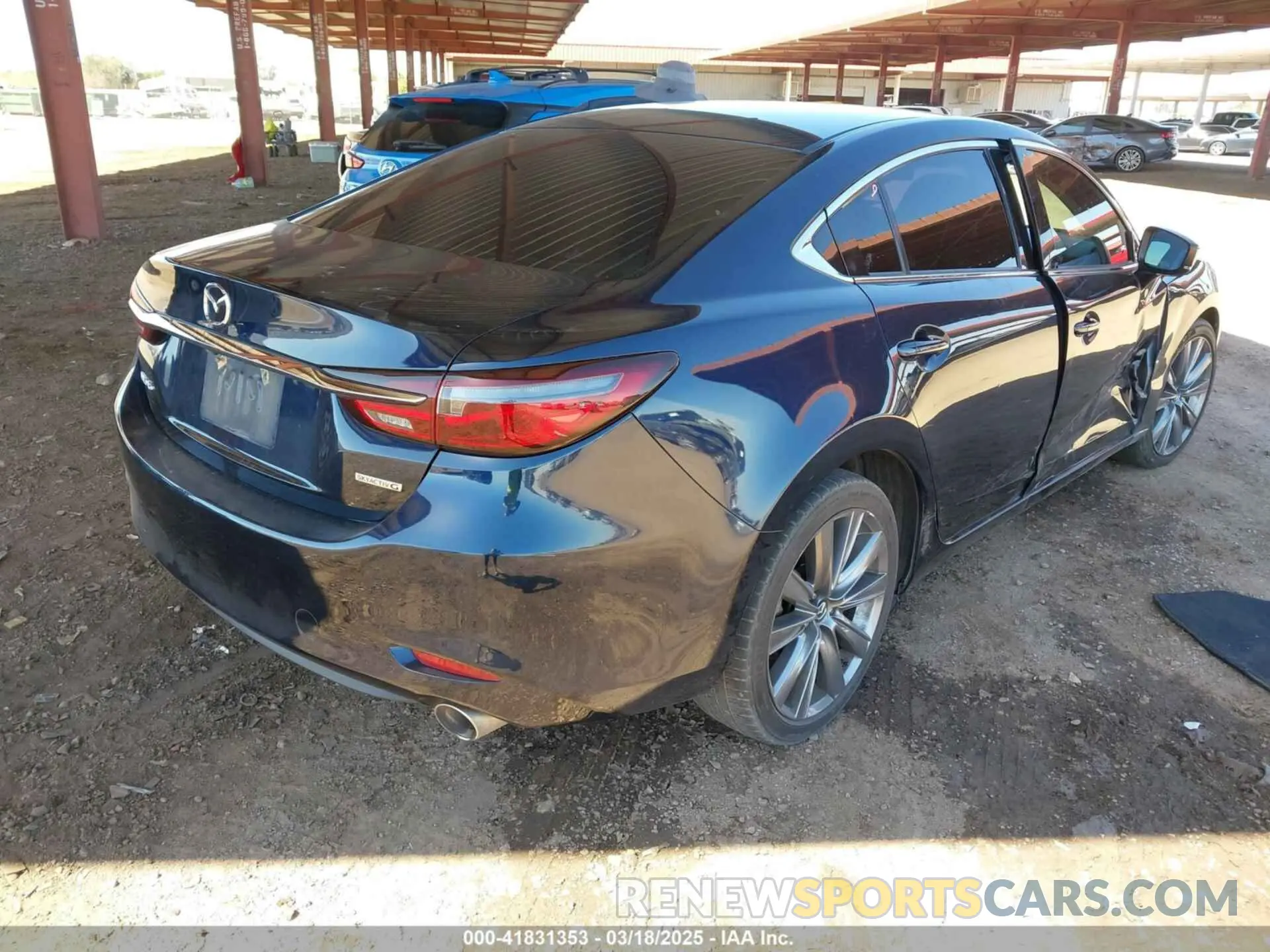 4 fotografías del automóvil dañado JM1GL1VM2L1514941 MAZDA MAZDA6 2020