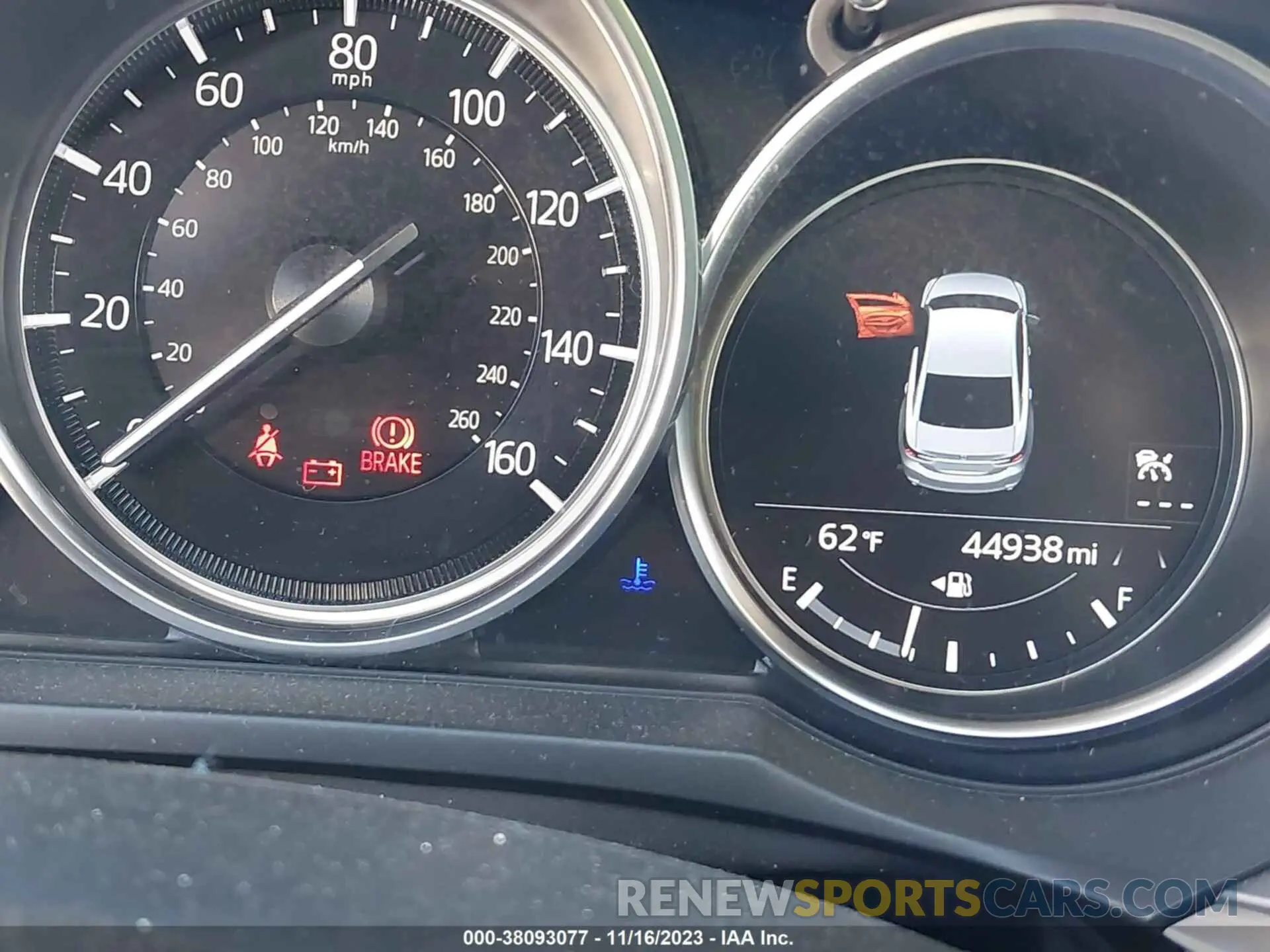 7 fotografías del automóvil dañado JM1GL1VM5L1525416 MAZDA MAZDA6 2020