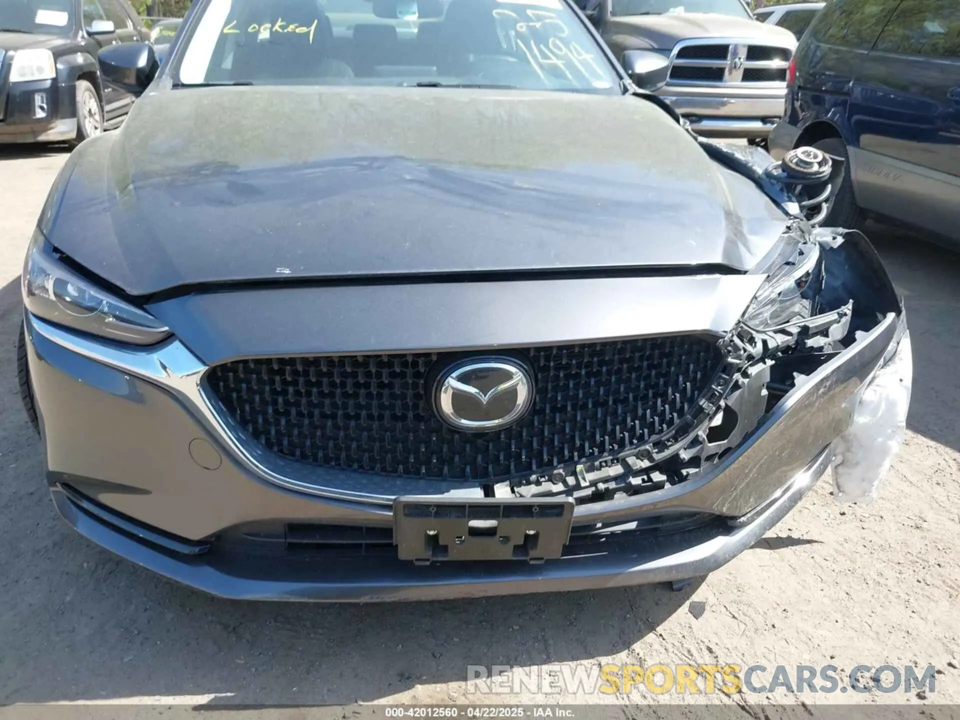 11 fotografías del automóvil dañado JM1GL1TY4M1600534 MAZDA MAZDA6 2021