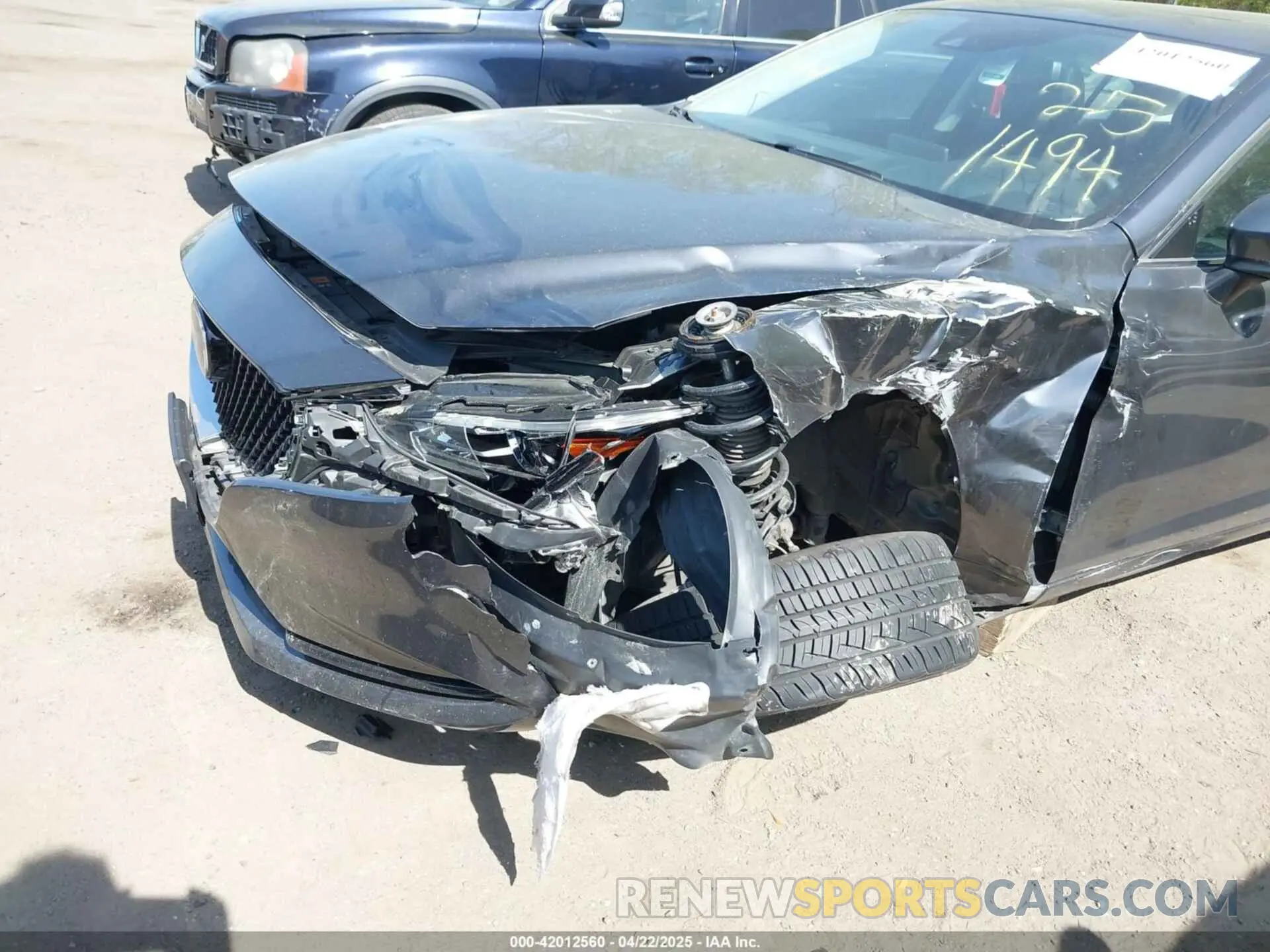 6 fotografías del automóvil dañado JM1GL1TY4M1600534 MAZDA MAZDA6 2021