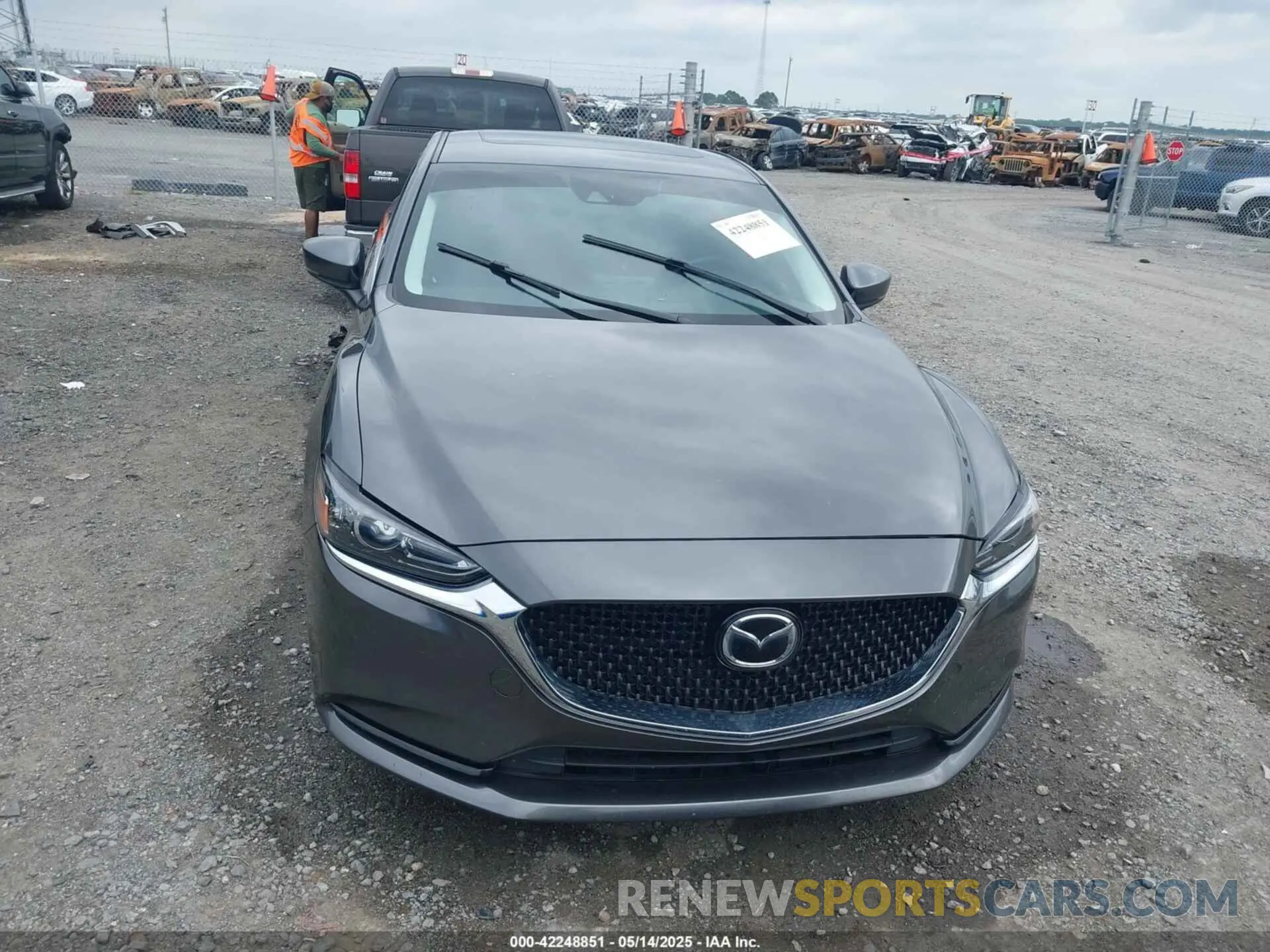 12 fotografías del automóvil dañado JM1GL1TY6M1600258 MAZDA MAZDA6 2021