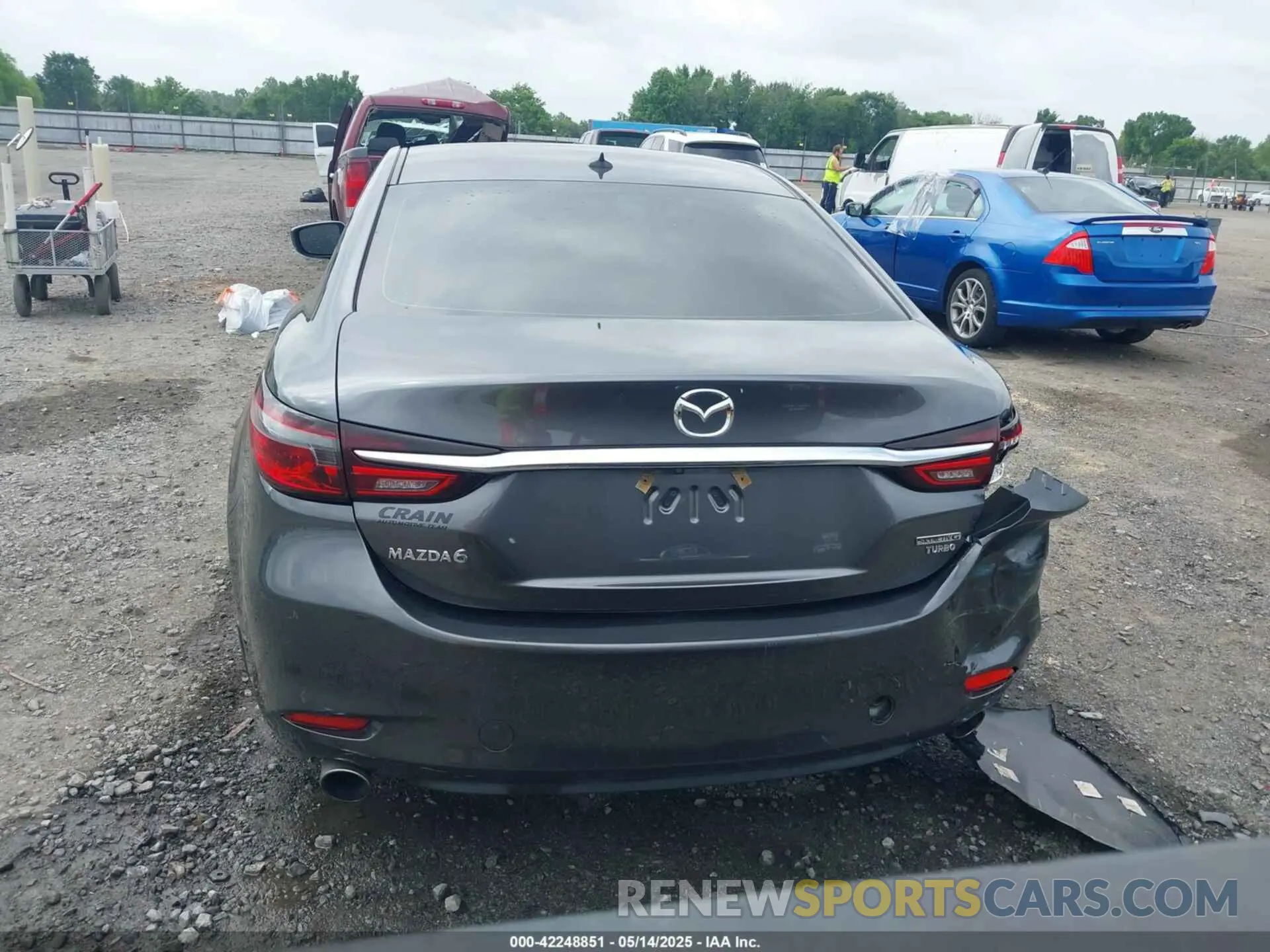 16 fotografías del automóvil dañado JM1GL1TY6M1600258 MAZDA MAZDA6 2021