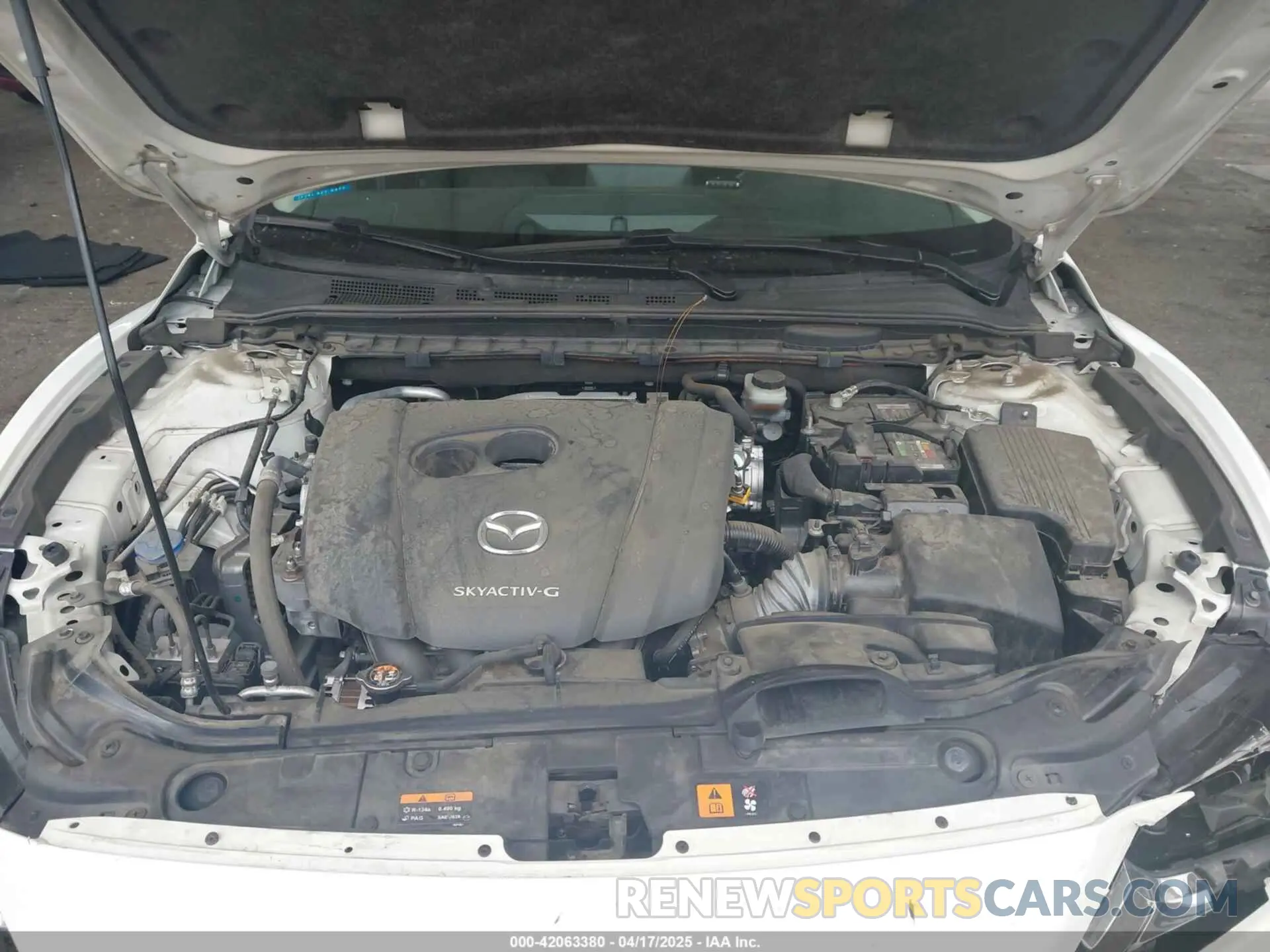 10 fotografías del automóvil dañado JM1GL1UM3M1610287 MAZDA MAZDA6 2021