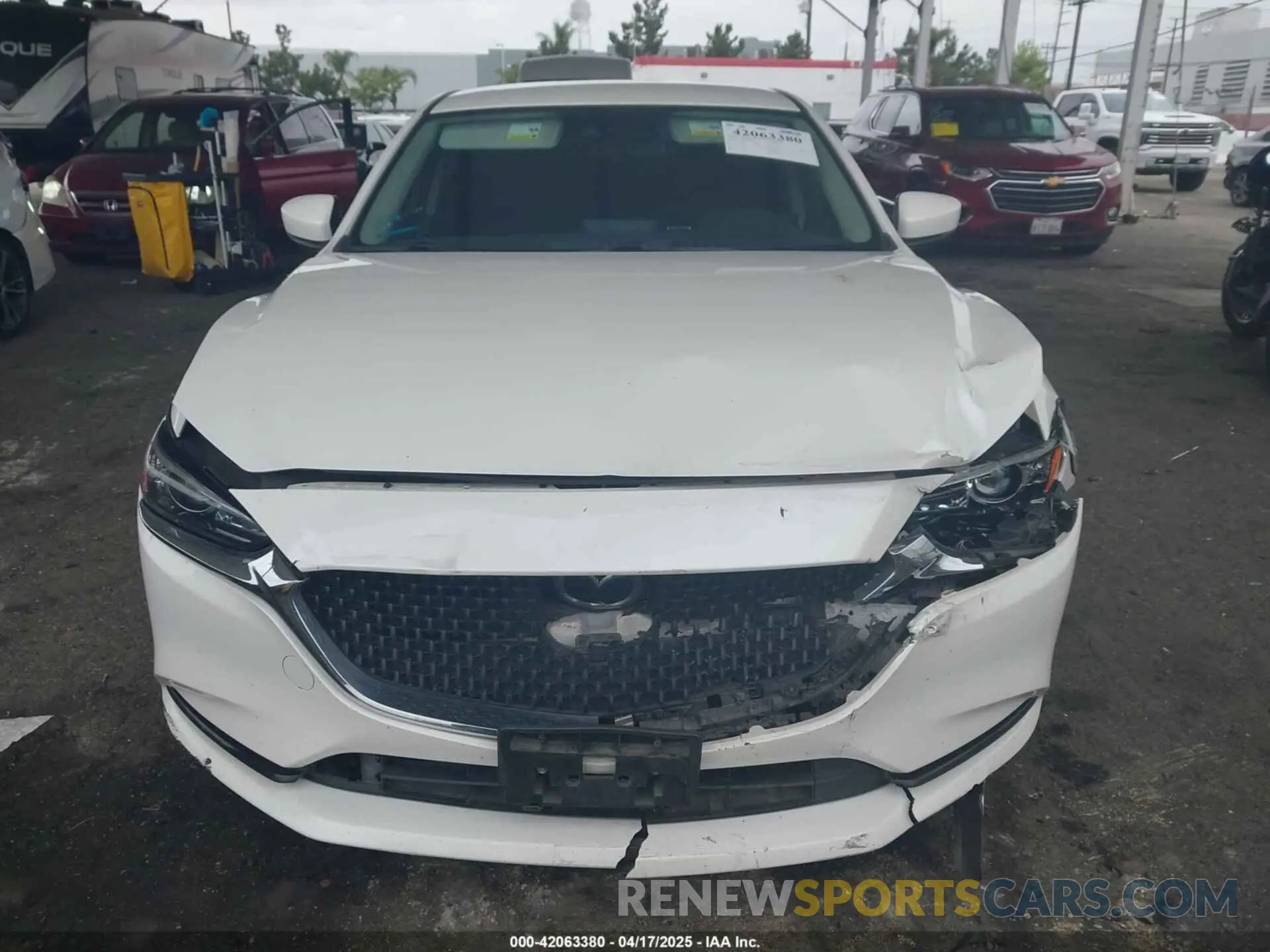 12 fotografías del automóvil dañado JM1GL1UM3M1610287 MAZDA MAZDA6 2021