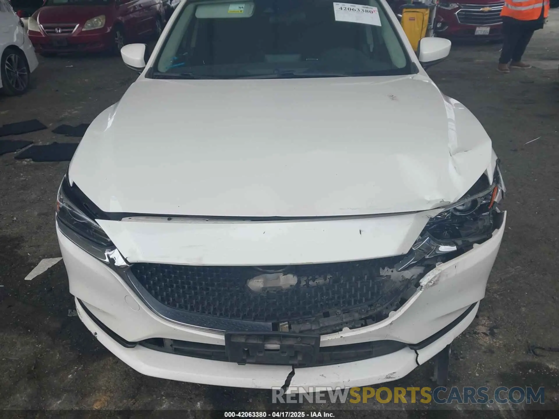 6 fotografías del automóvil dañado JM1GL1UM3M1610287 MAZDA MAZDA6 2021