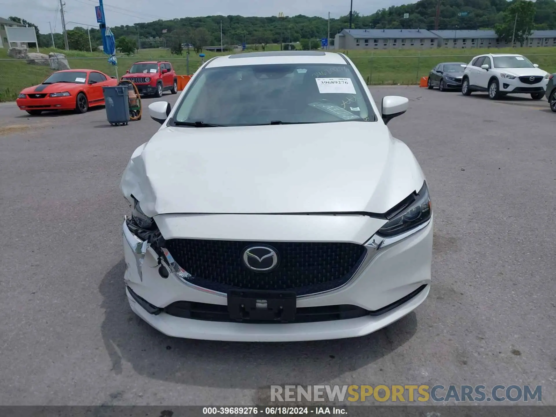 12 fotografías del automóvil dañado JM1GL1VM1M1603501 MAZDA MAZDA6 2021