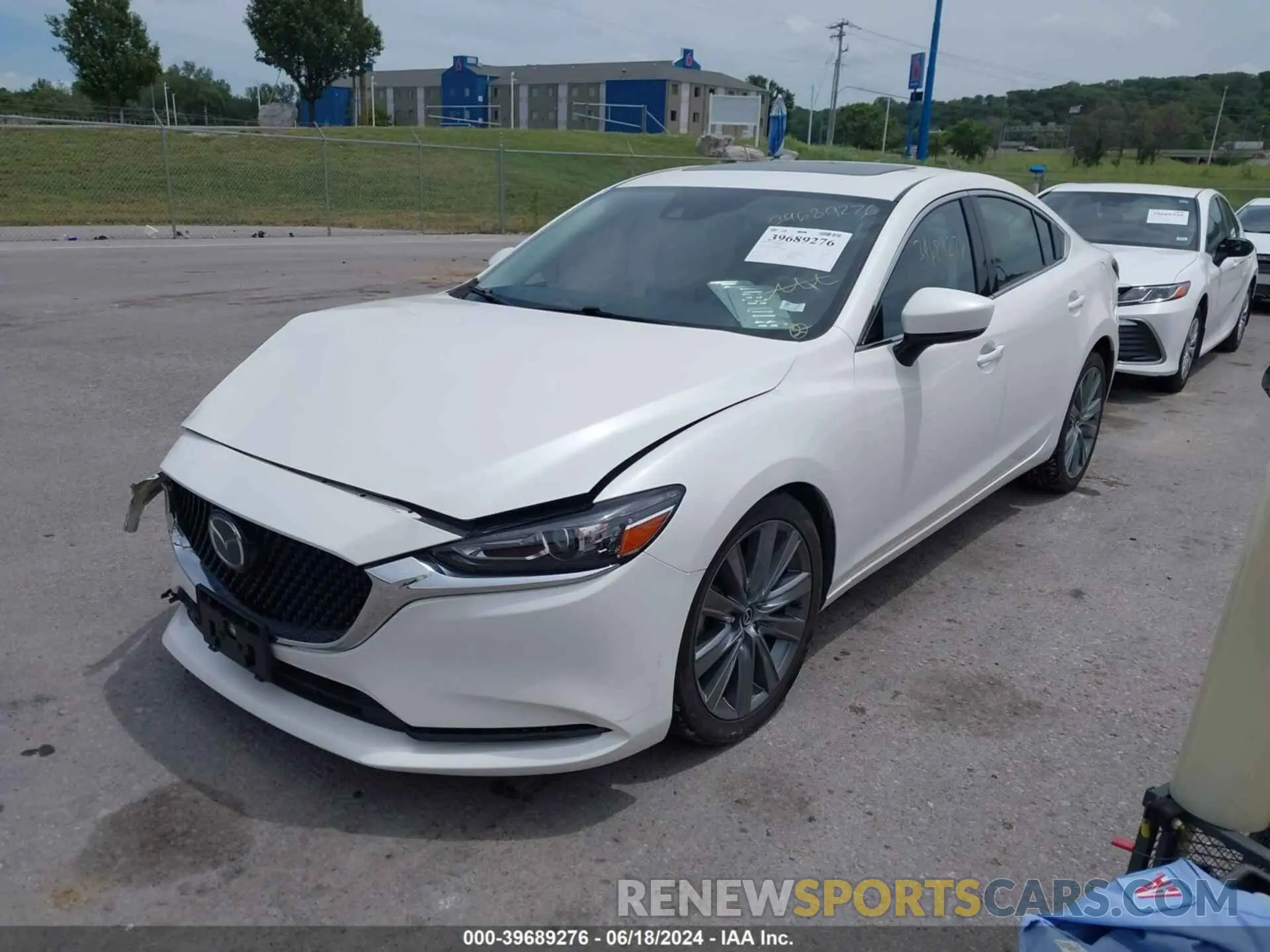 2 fotografías del automóvil dañado JM1GL1VM1M1603501 MAZDA MAZDA6 2021