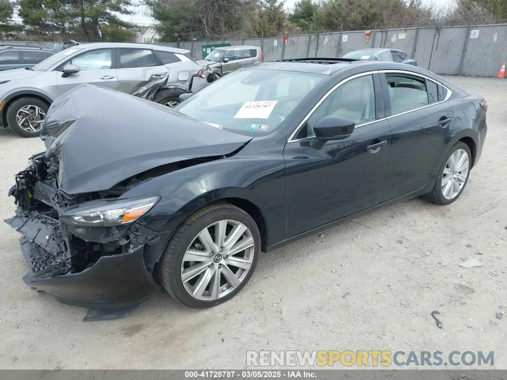 2 fotografías del automóvil dañado JM1GL1VM1M1604566 MAZDA MAZDA6 2021