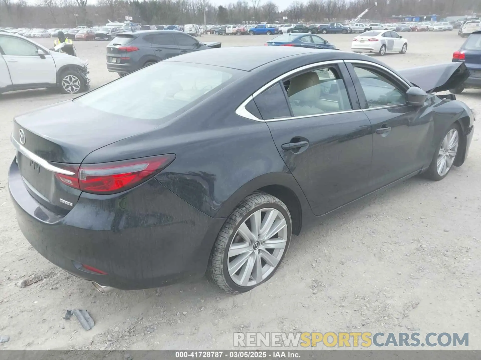 4 fotografías del automóvil dañado JM1GL1VM1M1604566 MAZDA MAZDA6 2021