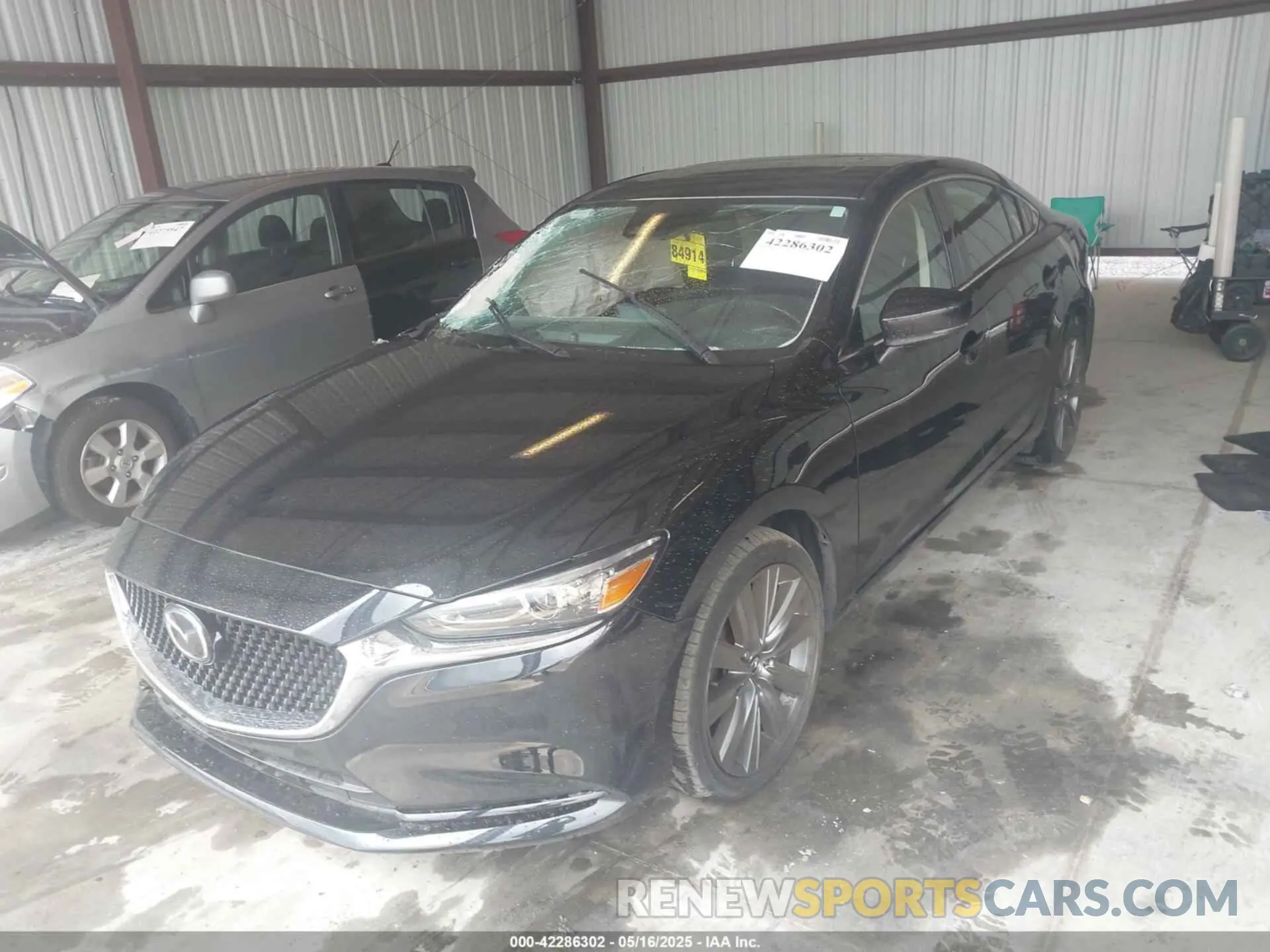 2 fotografías del automóvil dañado JM1GL1VM1M1610254 MAZDA MAZDA6 2021