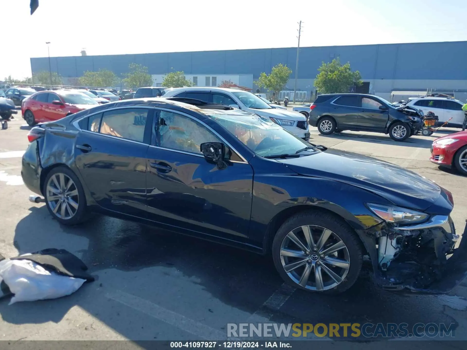 1 fotografías del automóvil dañado JM1GL1VM3M1603970 MAZDA MAZDA6 2021
