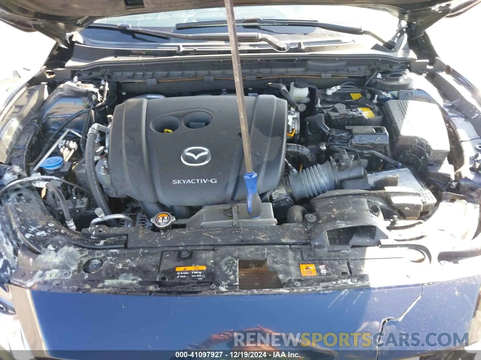 10 fotografías del automóvil dañado JM1GL1VM3M1603970 MAZDA MAZDA6 2021