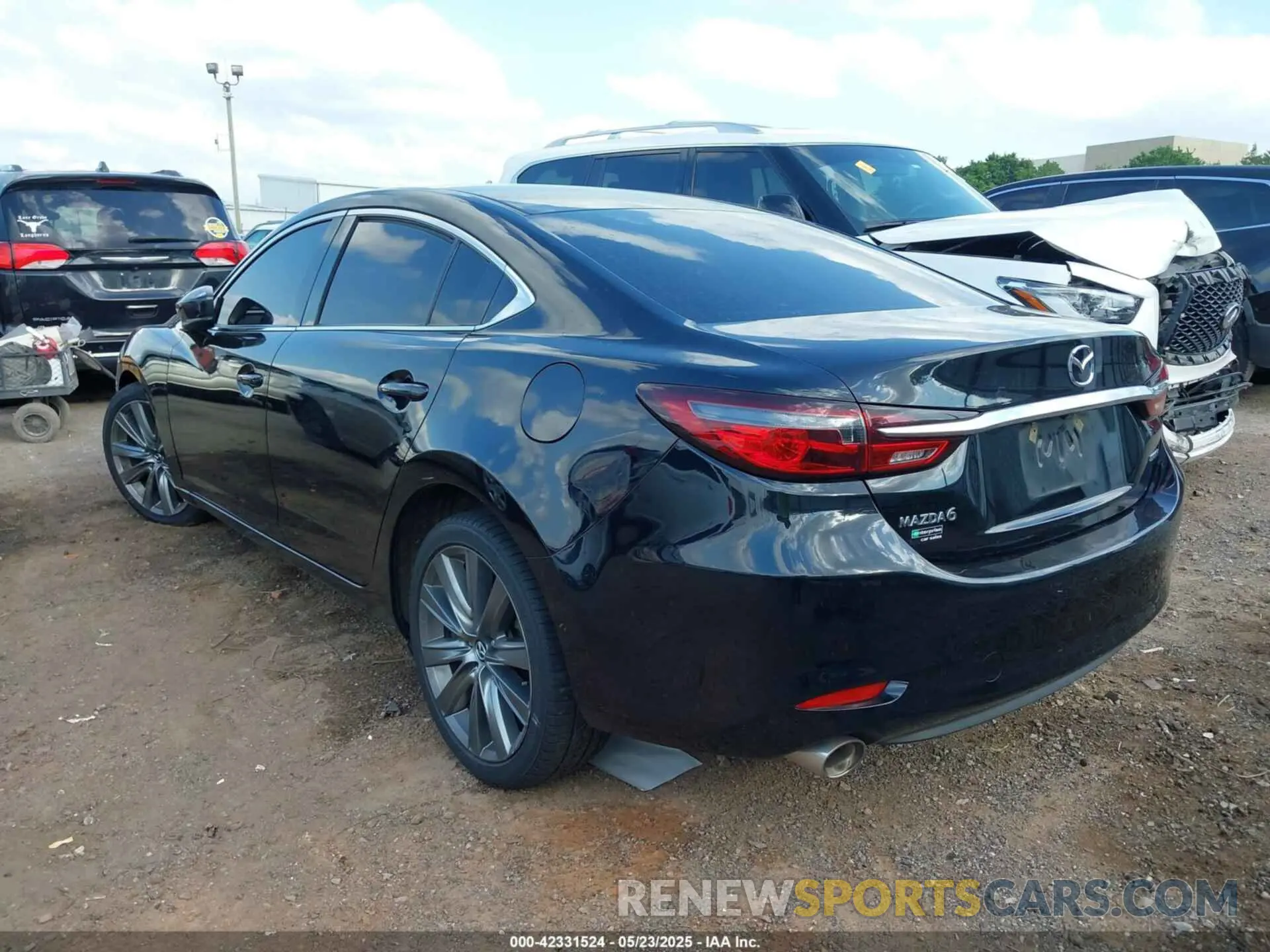 3 fotografías del automóvil dañado JM1GL1VM3M1604424 MAZDA MAZDA6 2021