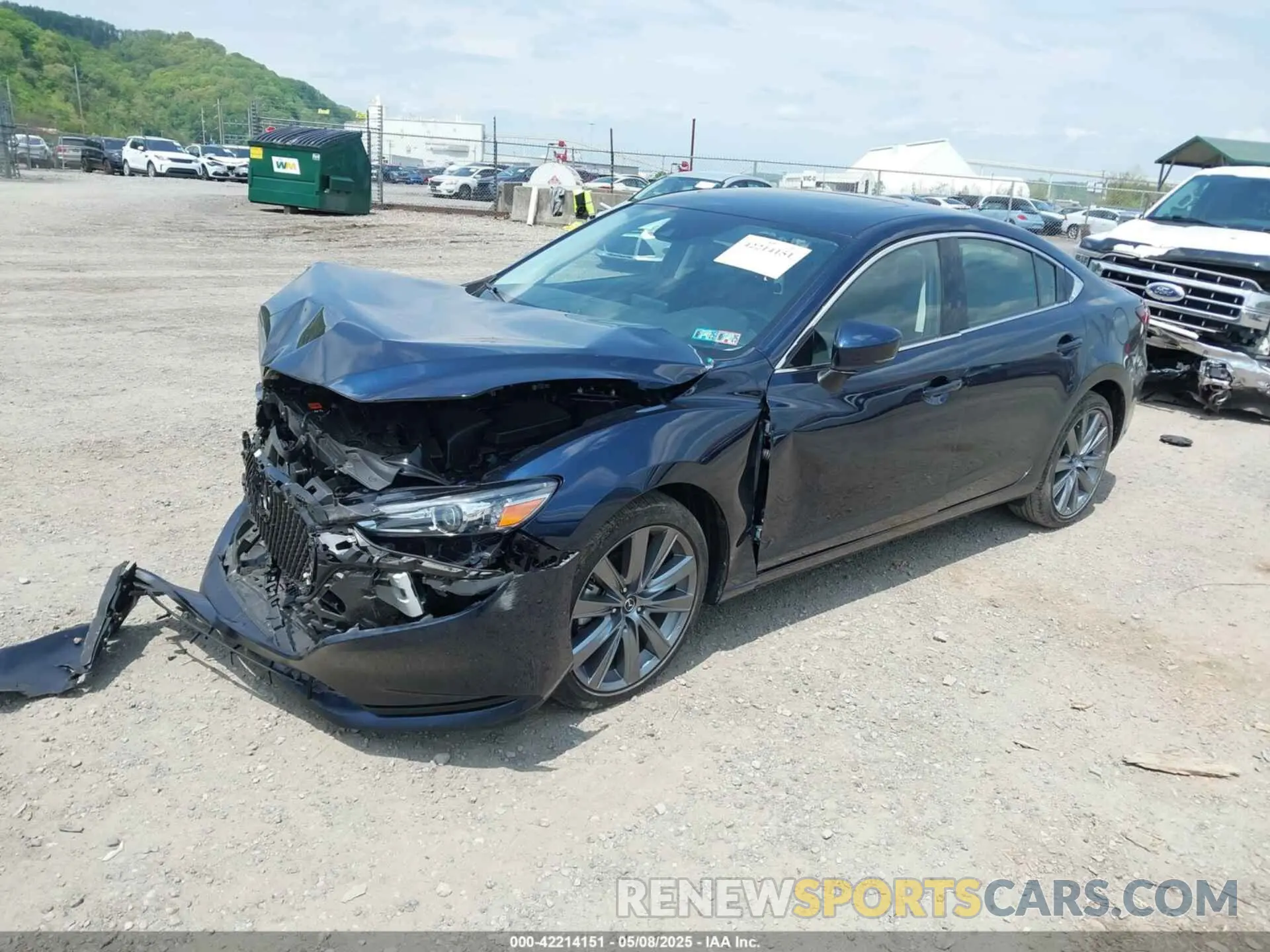2 fotografías del automóvil dañado JM1GL1VM6M1616583 MAZDA MAZDA6 2021
