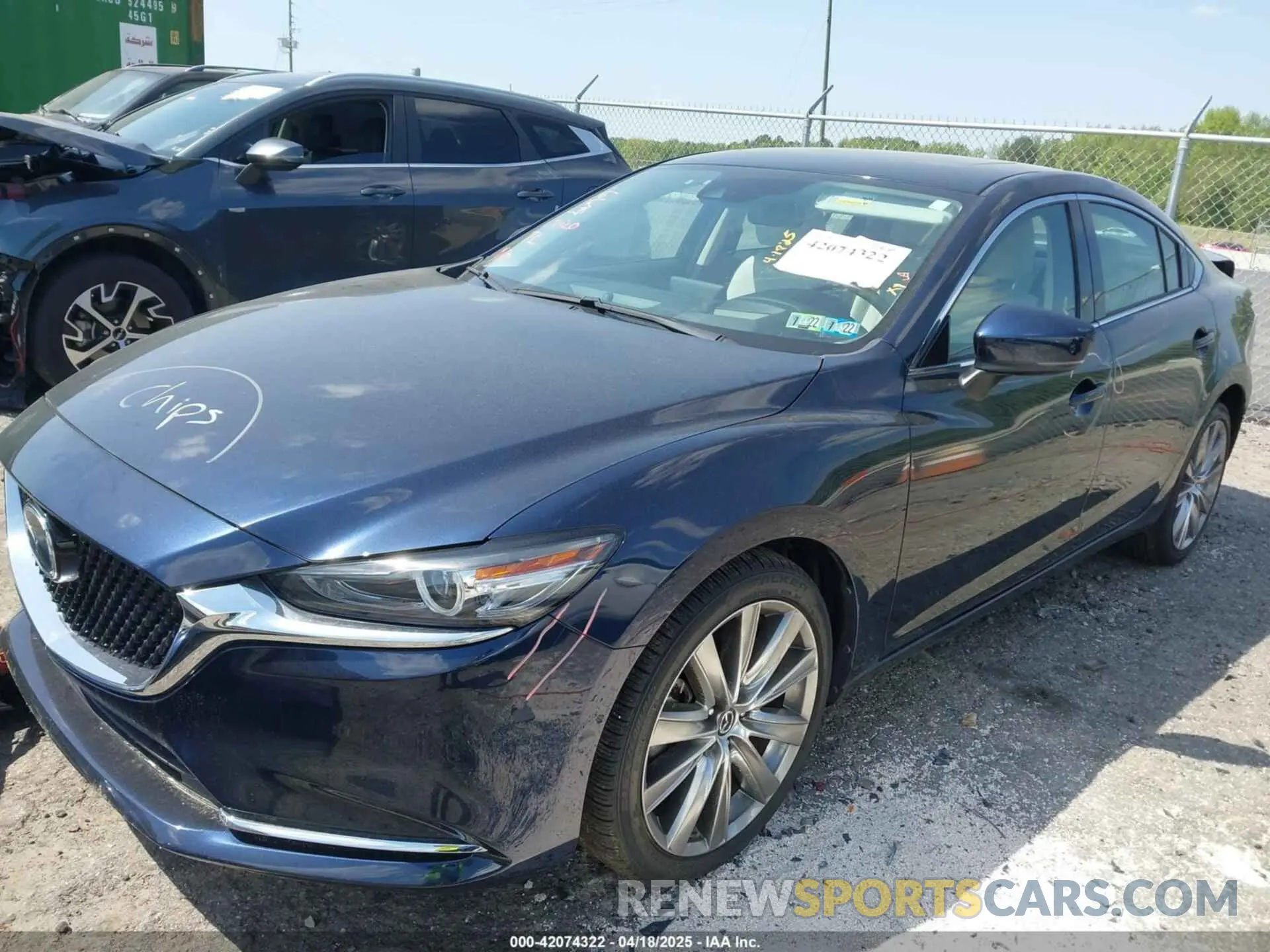 2 fotografías del automóvil dañado JM1GL1WY8M1613203 MAZDA MAZDA6 2021